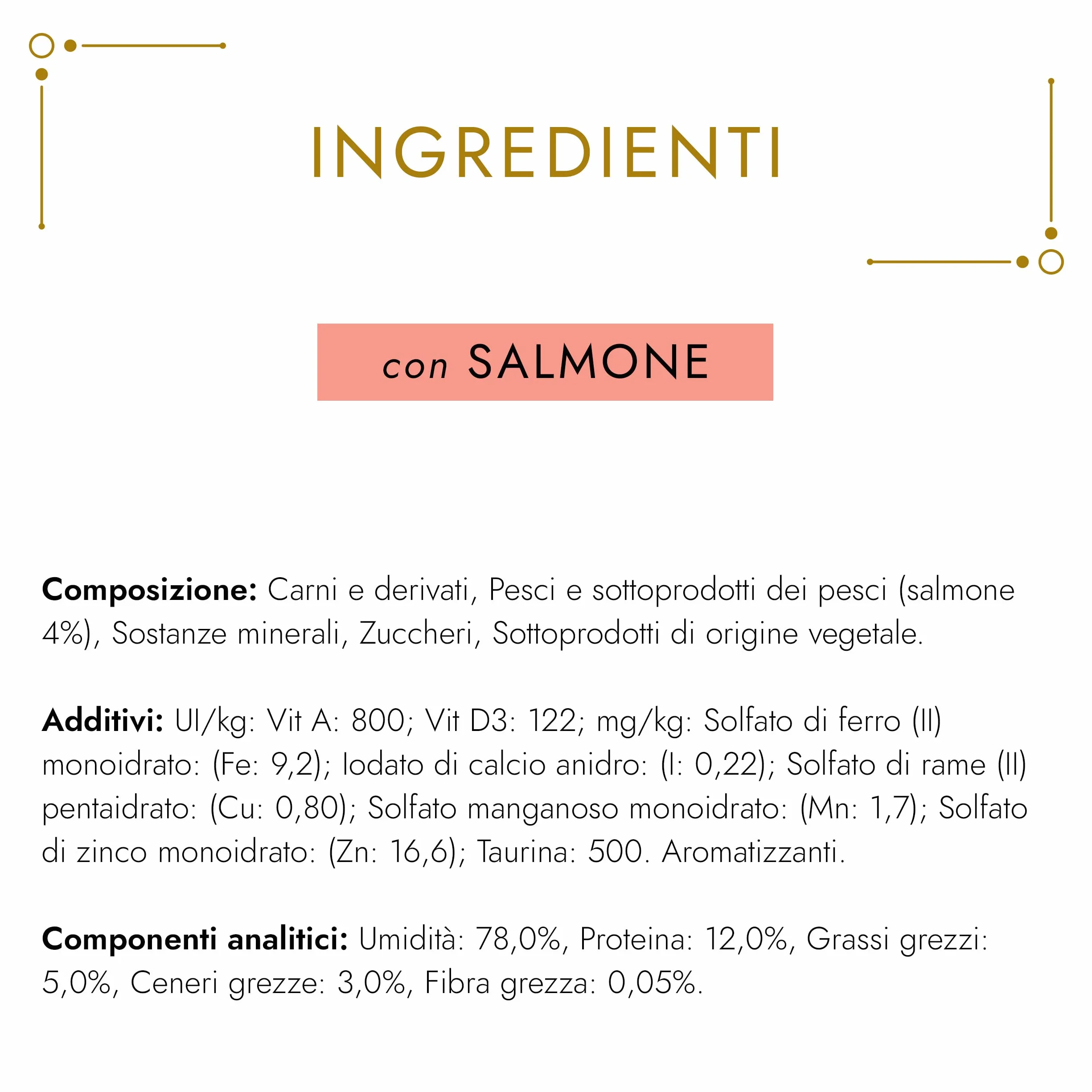 GOURMET GOLD Cibo umido per gatti adulti Patè con Salmone 24 lattine da 85g