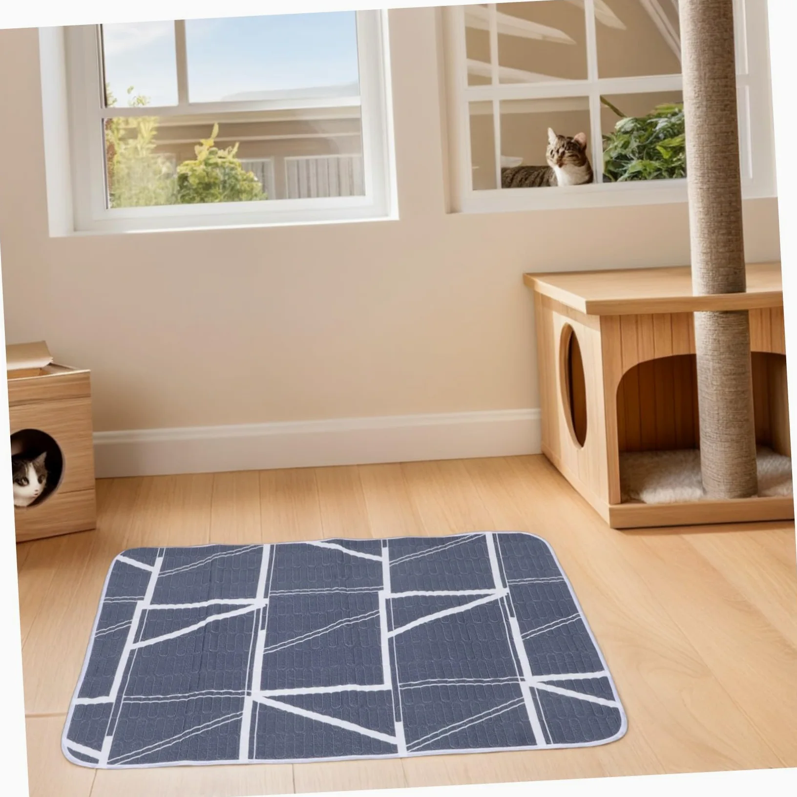 Tappetini Riutilizzabili in Cottone Ecologico per Addestramento Cuccioli 2 in Cotone Ecologico Lavabili e Traspiranti per Piccoli Cani e Cuccioli per Casa e Addestramento