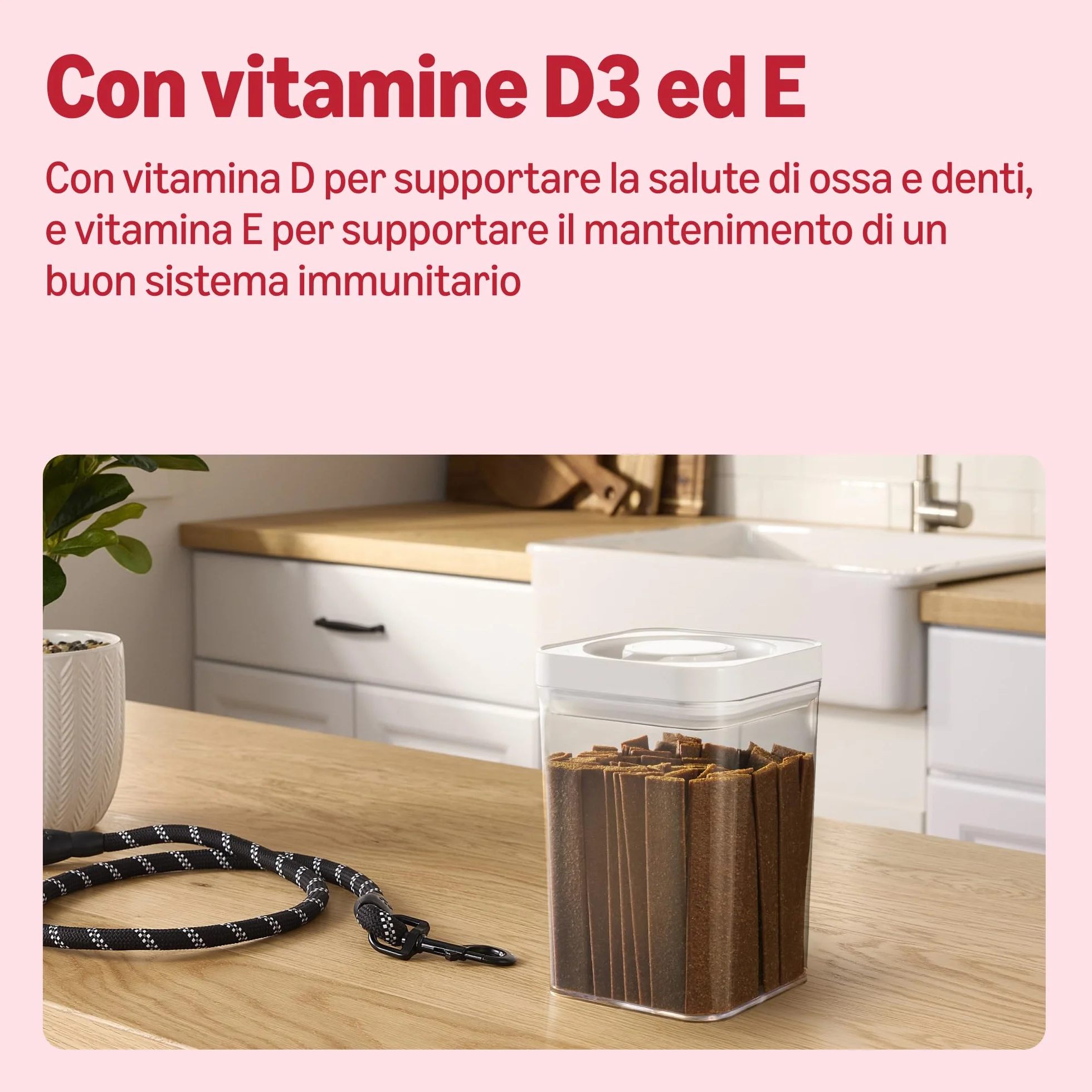 by Amazon - Snack per cane, 20 masticare strisce con manzo e vitello, 200 g