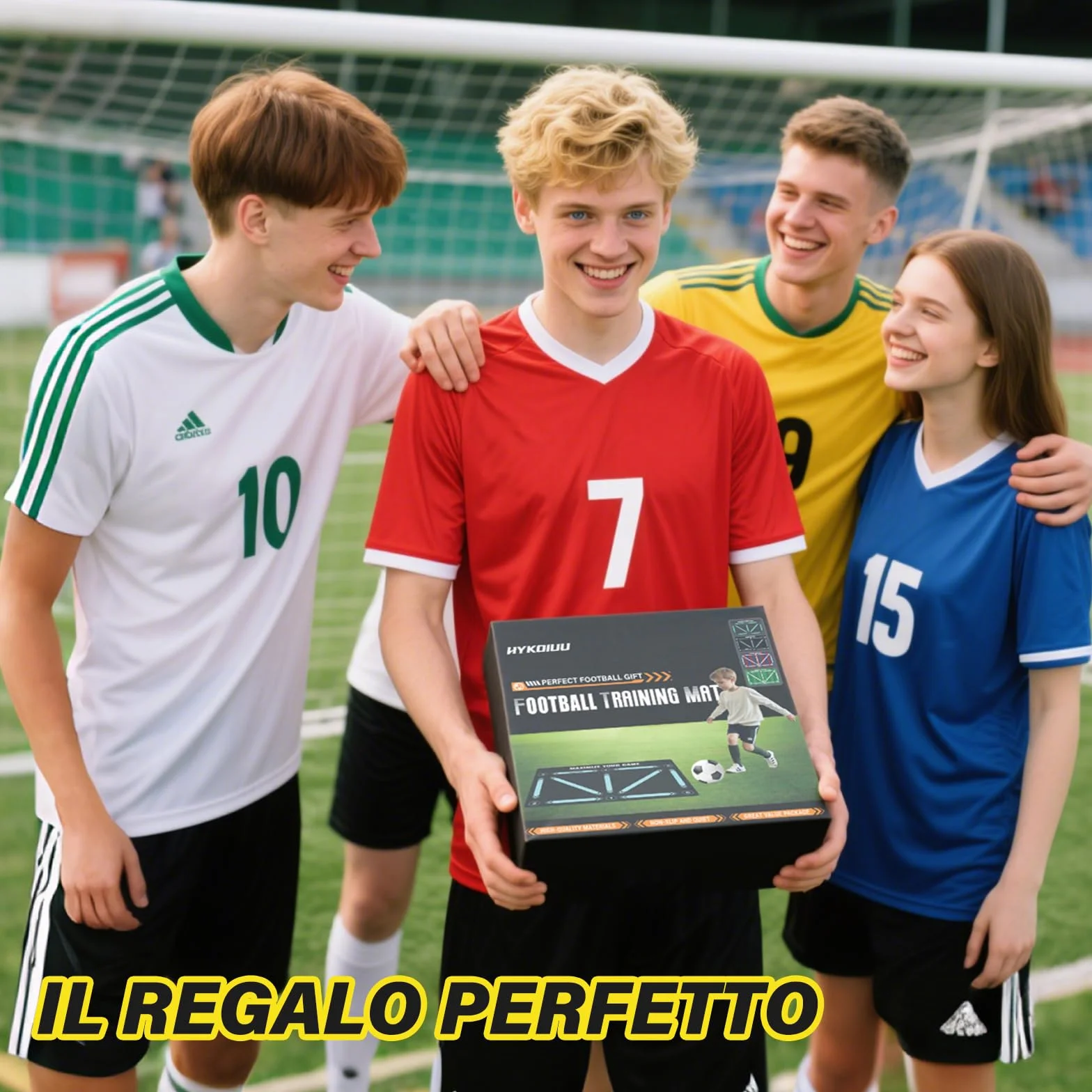 Tappeto Calcio Allenamento Con Video di Allenamento Inclusi Tappetino Per Agilità Accessorio Per L'Allenamento Del Calcio Tappeto Da Allenamento Per Il Calcio Regalo Per