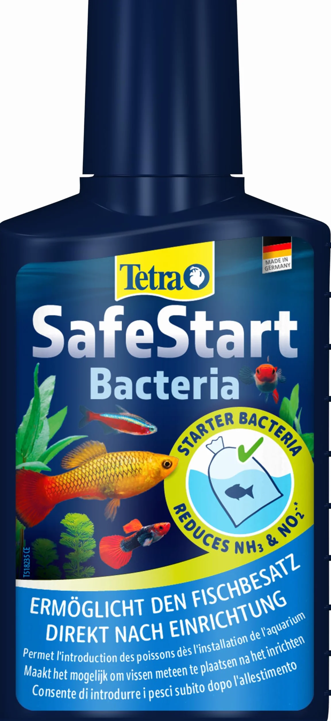 Tetra SafeStart Attivatore per Acquari, Consente di Introdurre i Pesci Immediatamente dopo L'allestimento dell'Acquario, 100 ml