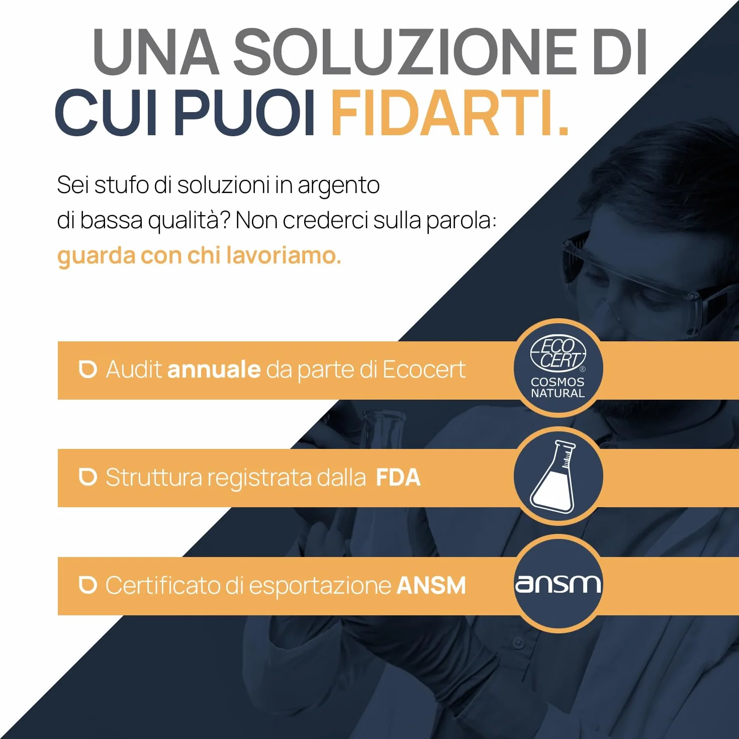 Argento Colloidale Puro 500ml 20 PPM | Per la famiglia & gli Animali (Cani, Gatti) | 100% Naturale : Certificato Cosmos Natural | Carbon Neutral