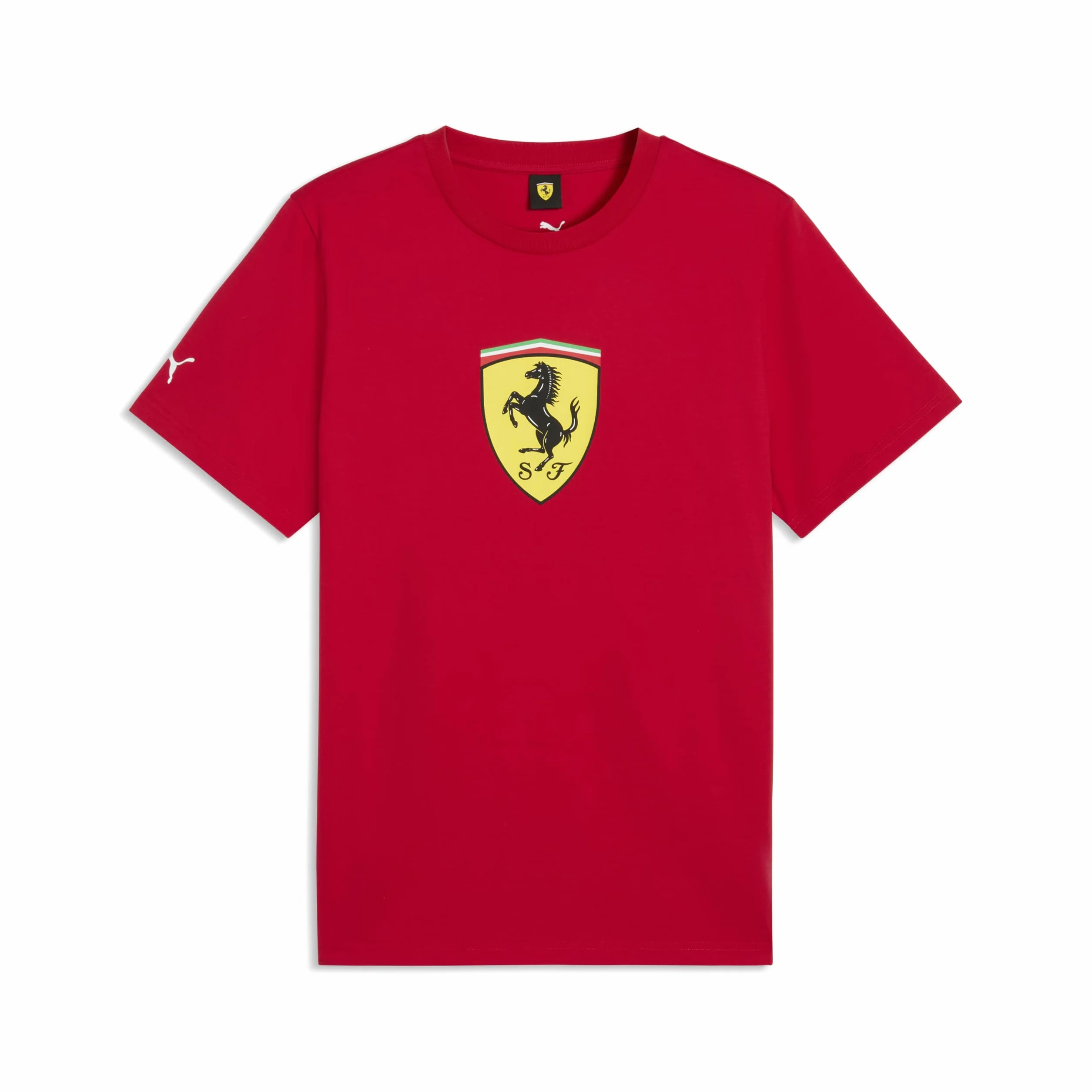 PUMA Scuderia Ferrari F1 T-Shirt Uomo con Grande Logo Scudetto