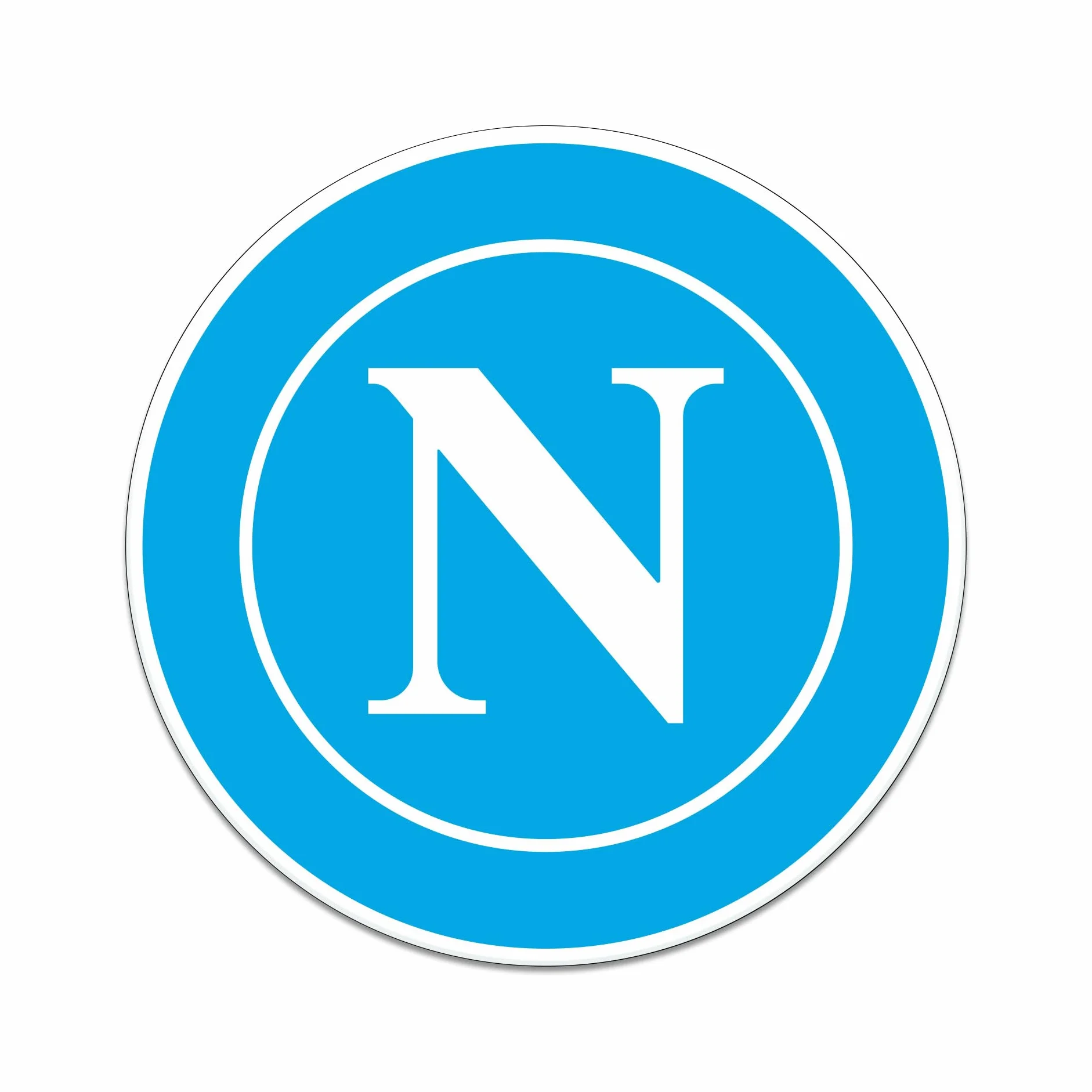 SSC NAPOLI Mousepad Tondo Celeste 20 cm