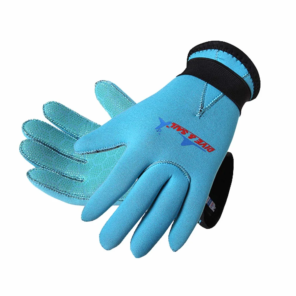 Guanti da muta in neoprene, 3 mm, per nuoto, immersioni, surf, sport acquatici, antiscivolo, caldi guanti per ragazzi e ragazze