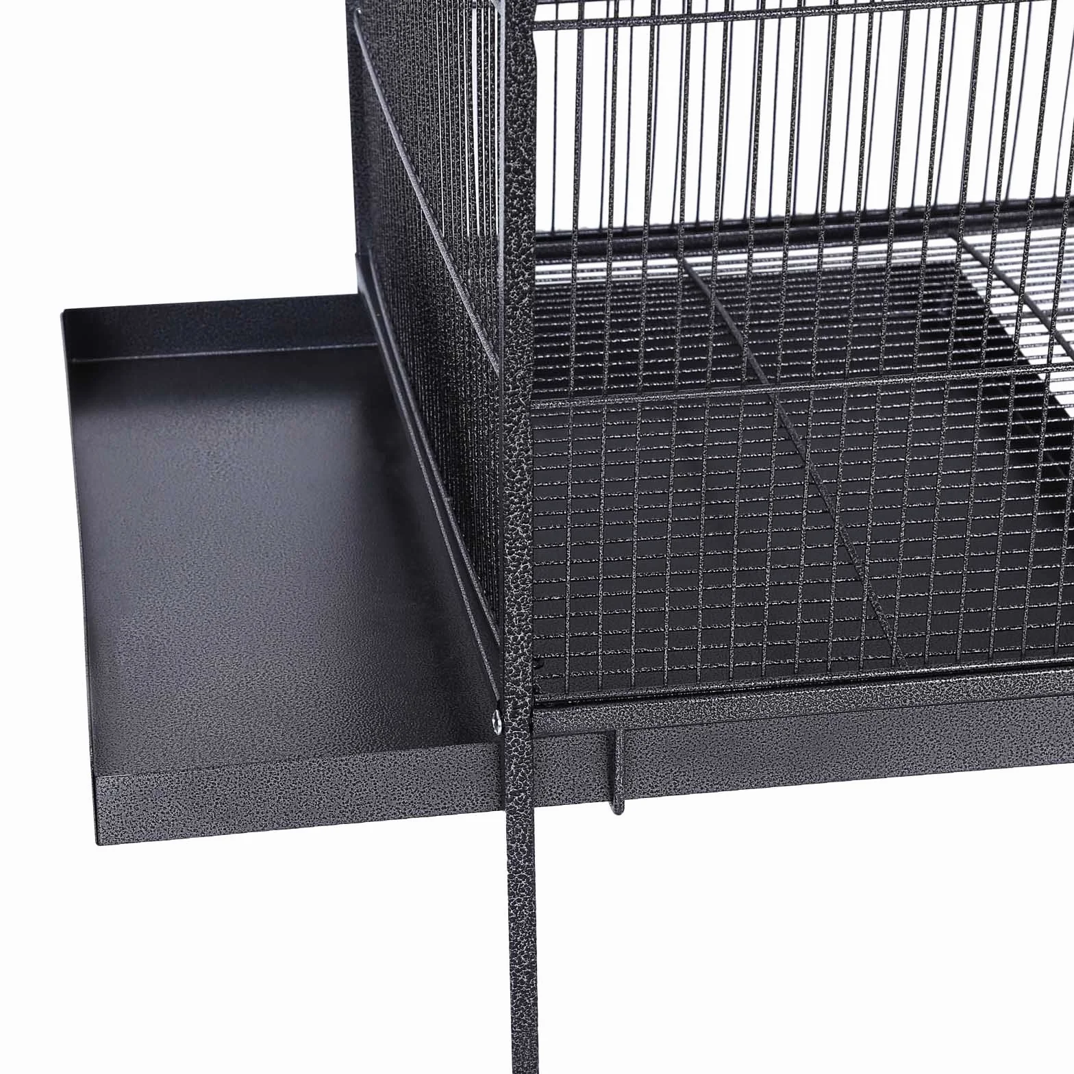 Voliera XL per uccelli 146x54x54cm Gabbia per uccelli piccoli e pappagallini