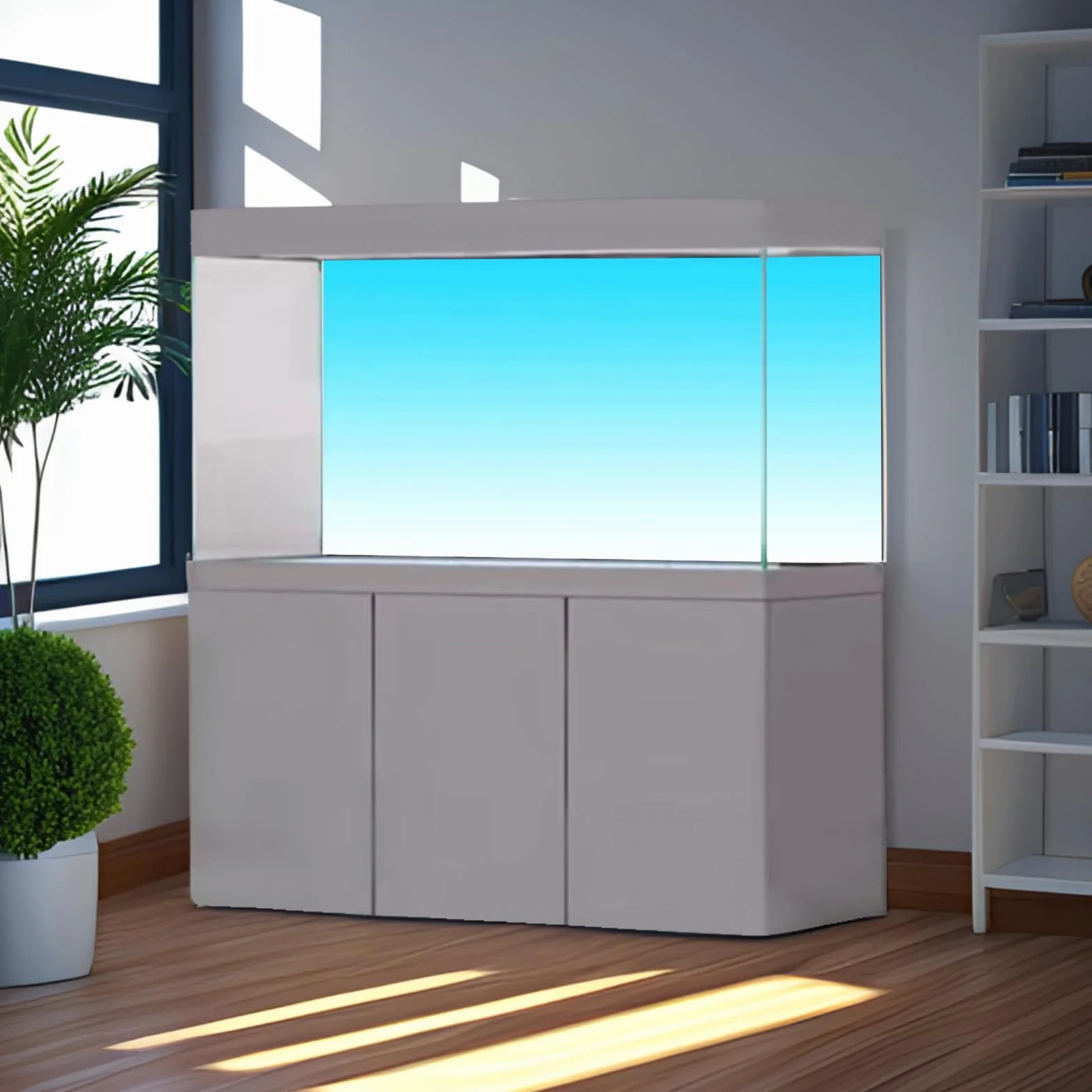 Poster colorato sfumato per acquario, decorazione sfondo per acquario, in PVC, autoadesivo, per decorazione acquario, 30, 40, 50, 60, 100, 150 (6, 50 x 100 cm)