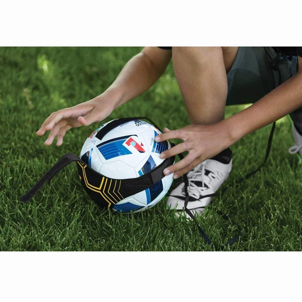 Kit Allenamento Calcio Trainer Regolabile Bambini Adulti Pallone 3 4 5