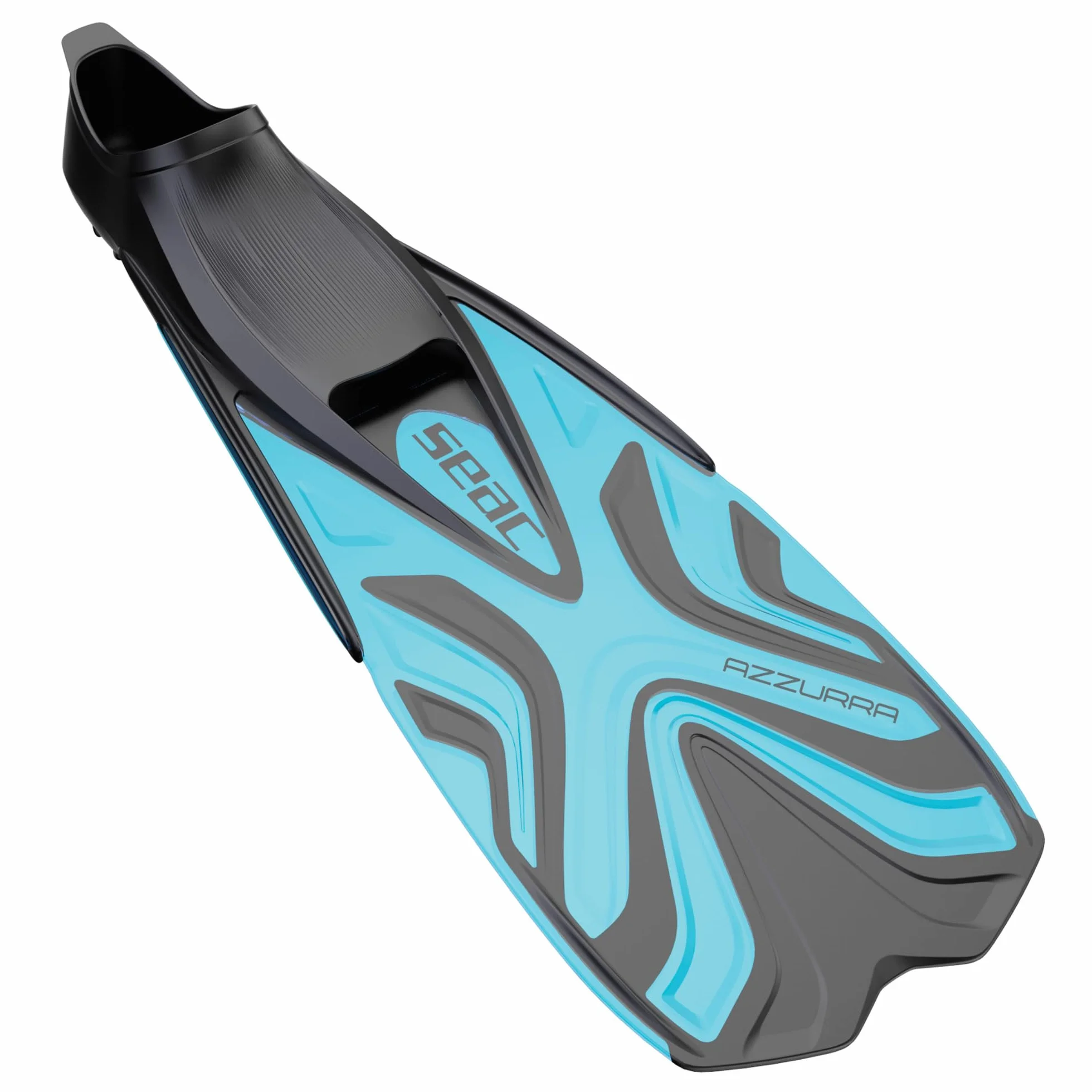 Seac Azzurra Pinne da Snorkeling Scarpetta Chiusa Gomma