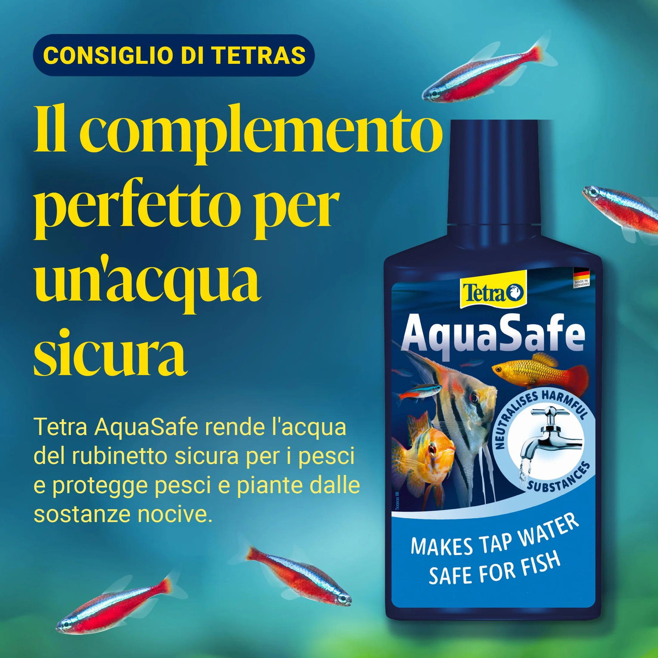 Tetra EasyBalance 500 ml Cura Acquario Biologicamente Sana Riduce Cambi d'Acqua