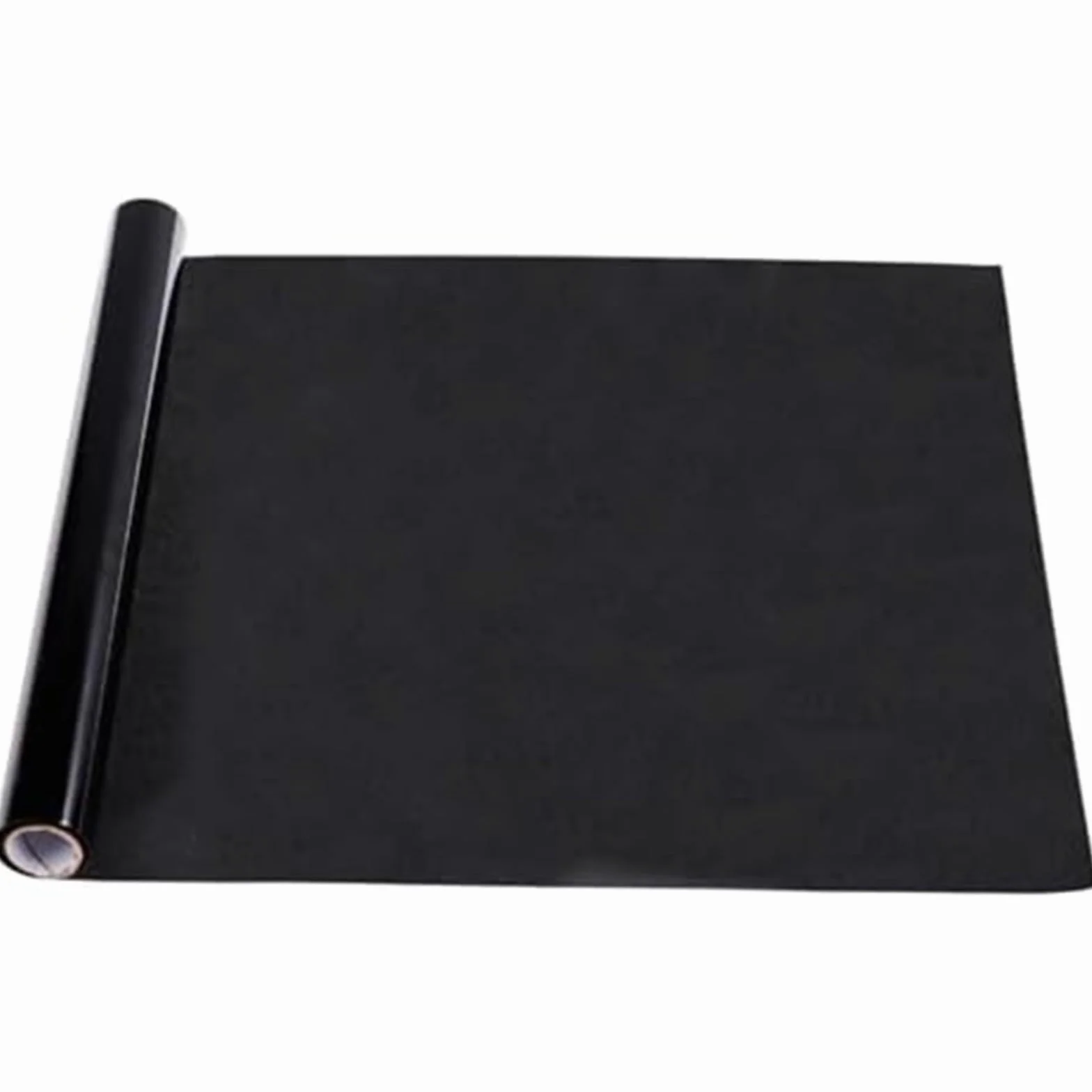 Sfondo per acquario adesivo nero statico in PVC per acquari (50 x 200 cm)