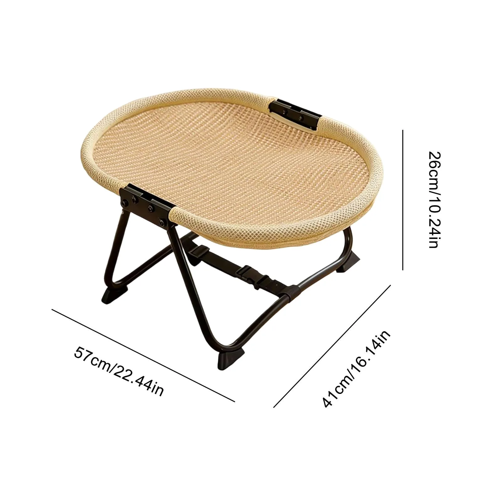 Generico per Cani Rialzato Tappetino Pieghevole Traspirante | Rialzato da Campeggio per Gatti e Cuccioli Adatto A Cuccioli, , , Interno, Casa, Giardino, Viaggio, Campeggio, Spiaggia,