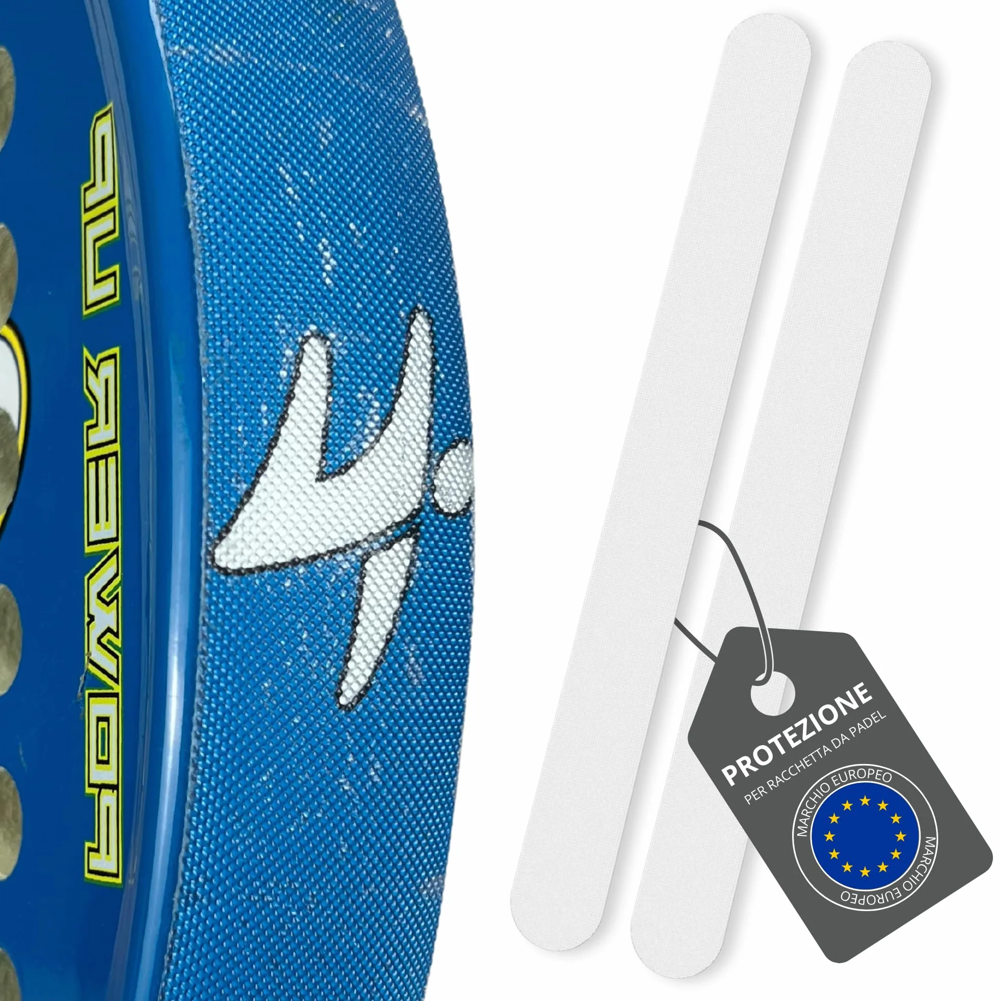 Ph Pro Heat Protezione Racchetta Padel Transparente Ruvido 35x370mm Protettore Paracolpi