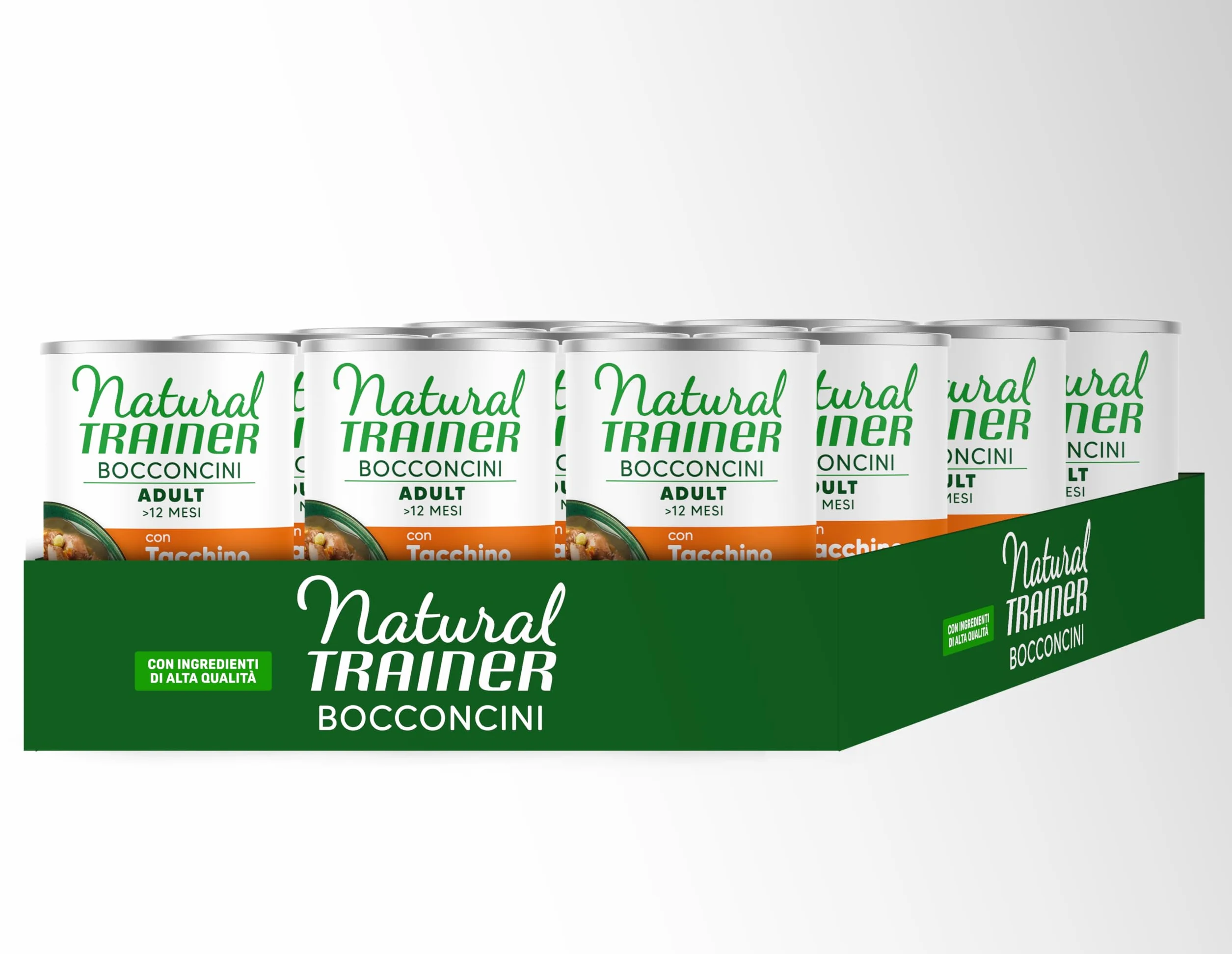 Natural Trainer Bocconcini per Cane Medium & Maxi con Tacchino 12x415g