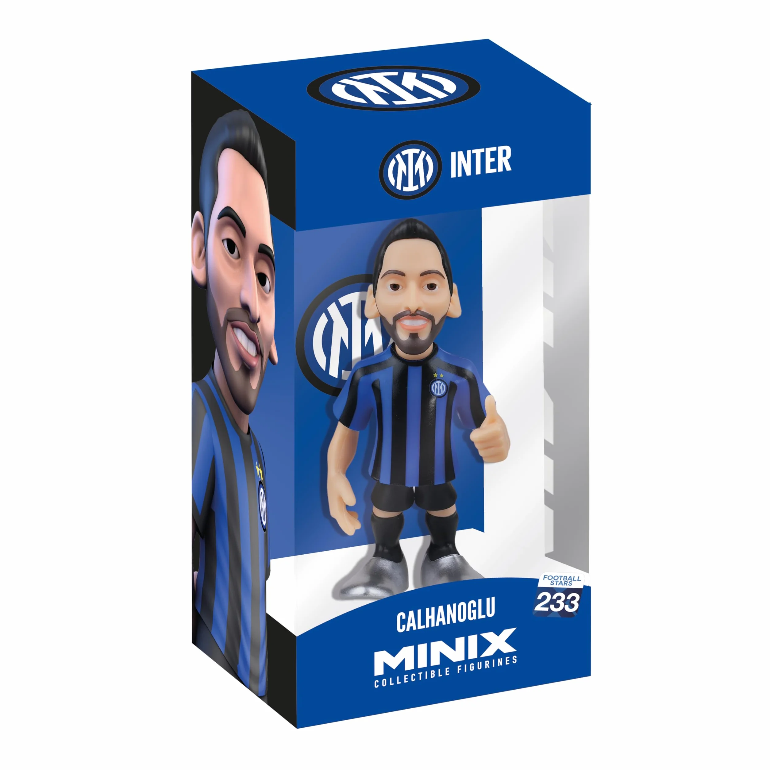 Minix, statuette da collezione da 12 cm, con licenza ufficiale della Serie A, scegli le tue stelle nerazzurre preferite (Hakan Calhanoglu)