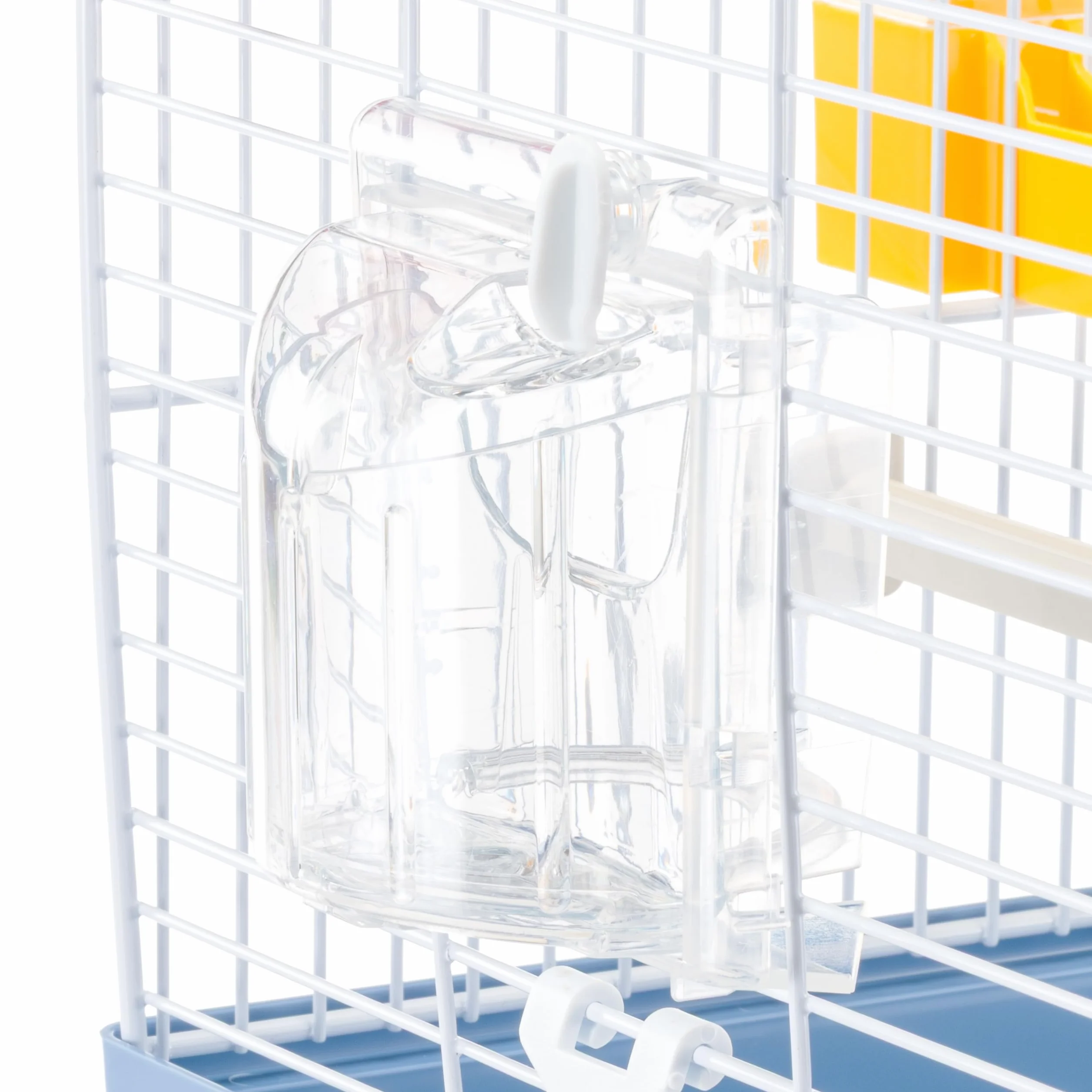 Ferplast Gabbia per Canarini REKORD 2 Gabbia per Uccelli, con Mangiatoie Girevoli, Posatoi, Beverini e Altalena, in Metallo Verniciato e Fondo in Plastica con Cassetto Igienico, 39 x 25 x h 41 cm