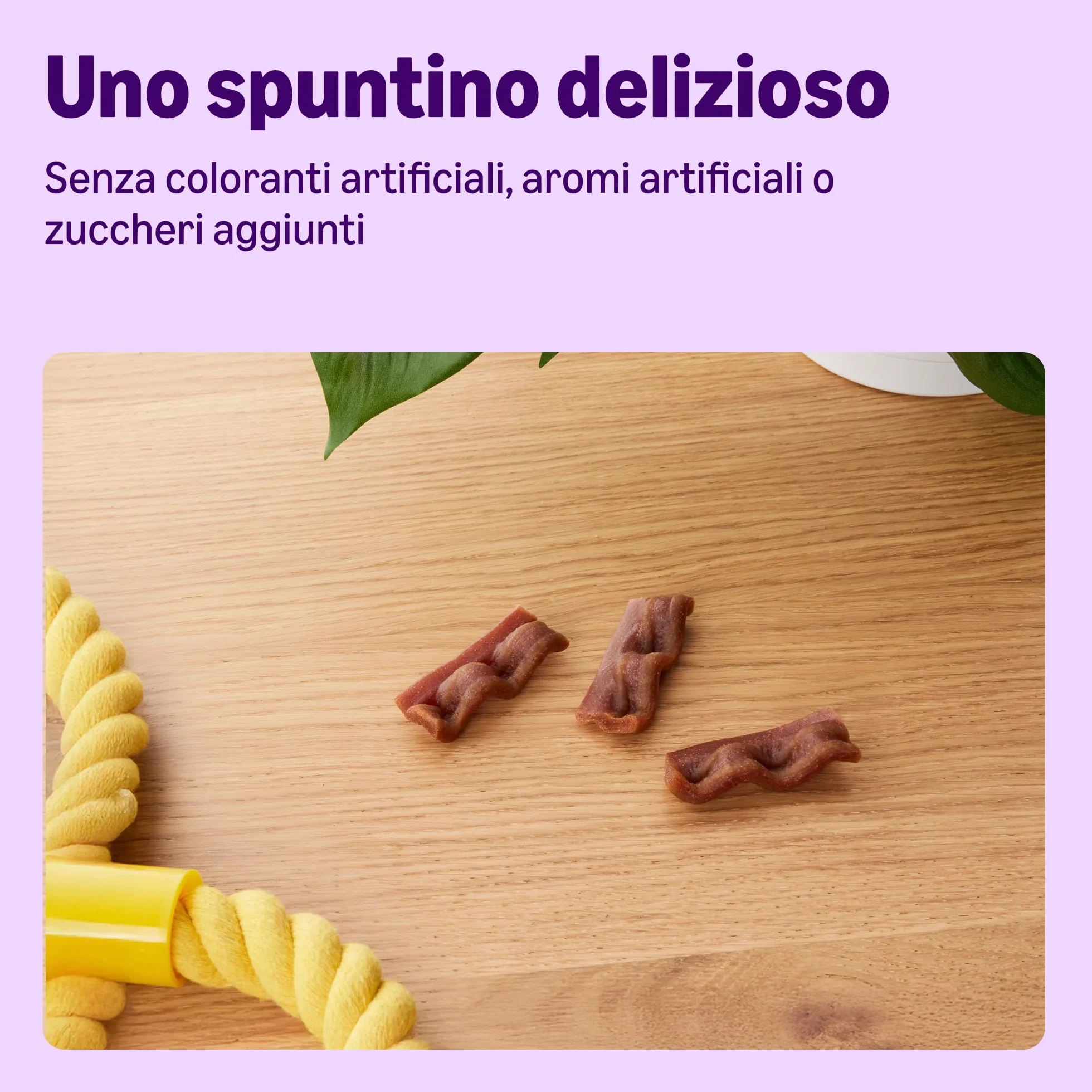 by Amazon - Snack per cani, Streaky Rashers, 85 g