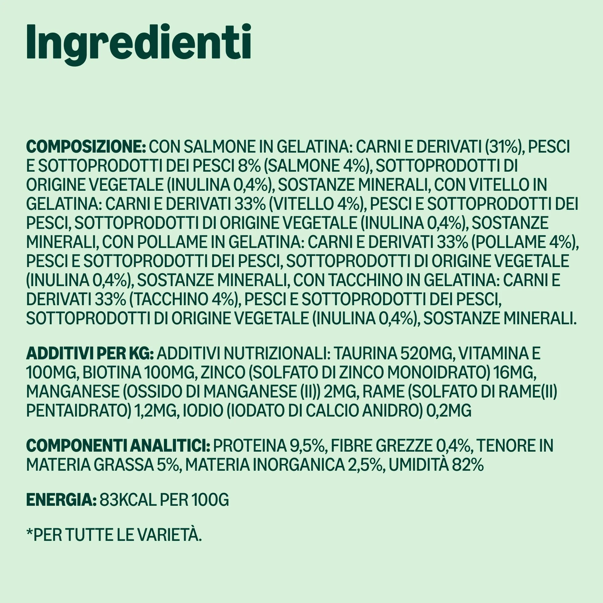 by Amazon Alimento completo per cuccioli di gatto, Selezione mista in gelatina, 1.2kg (12 sacchetti da 100g)