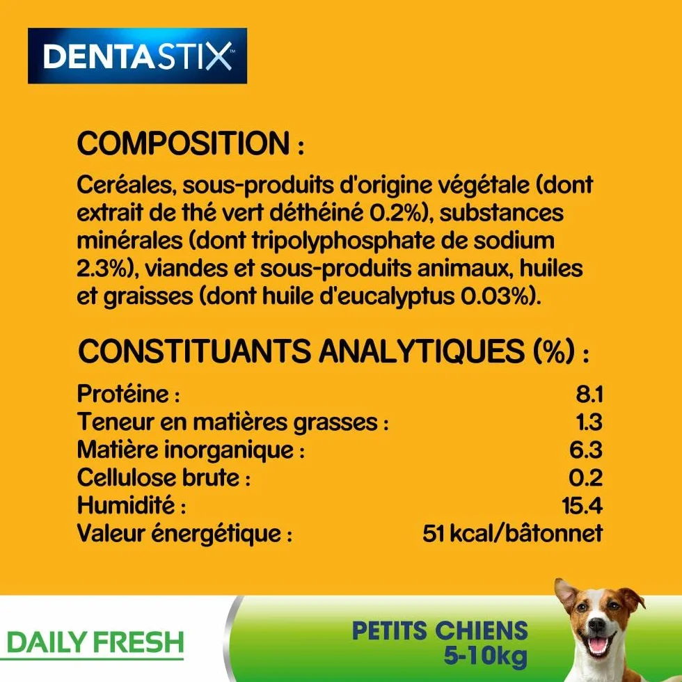 Pedigree, Snack per cani, Tratta per cani Dentastix Daily Fresh Dental Care, 4 x (4 x 7 stick / 110 g), 1,76 kg