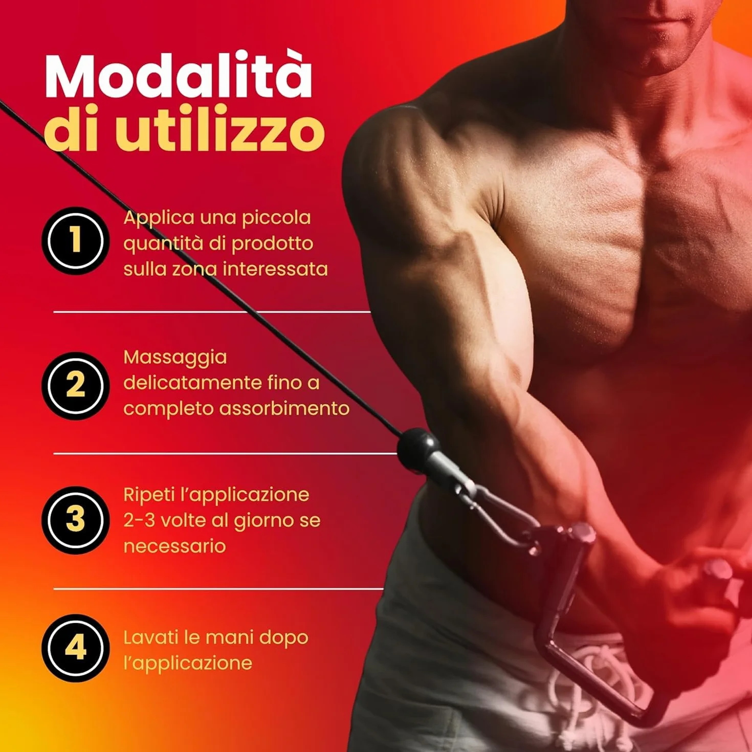 Balsamo Cavallo Riscaldante con Arnica 600ml Crema Sportiva per Tensioni Muscolari