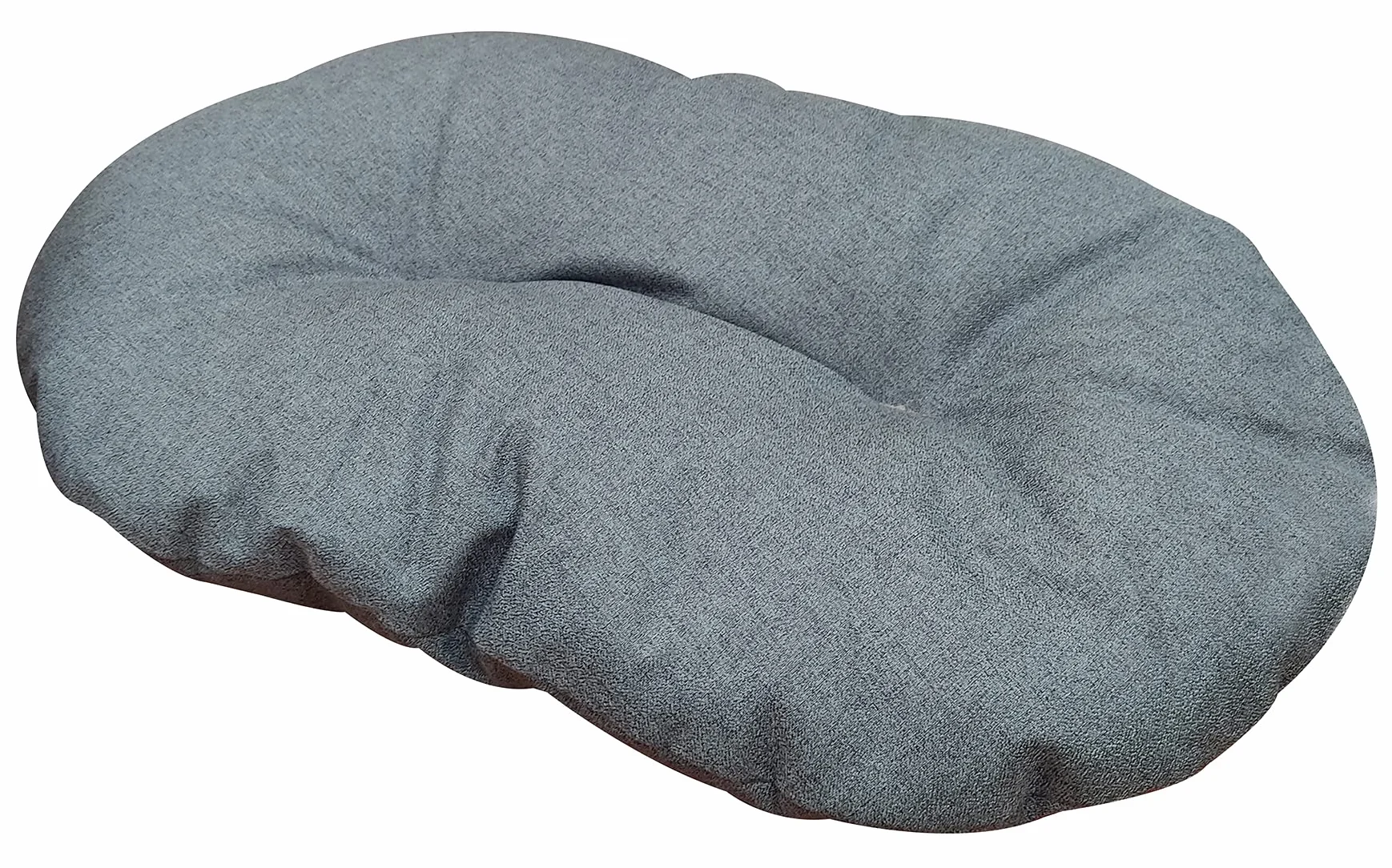 Croci Hydro - Cuscino per cane Ovale, Impermeabile Idrorepellente, Tessuto Lavabile facile da pulire, Blu, 61x40 cm