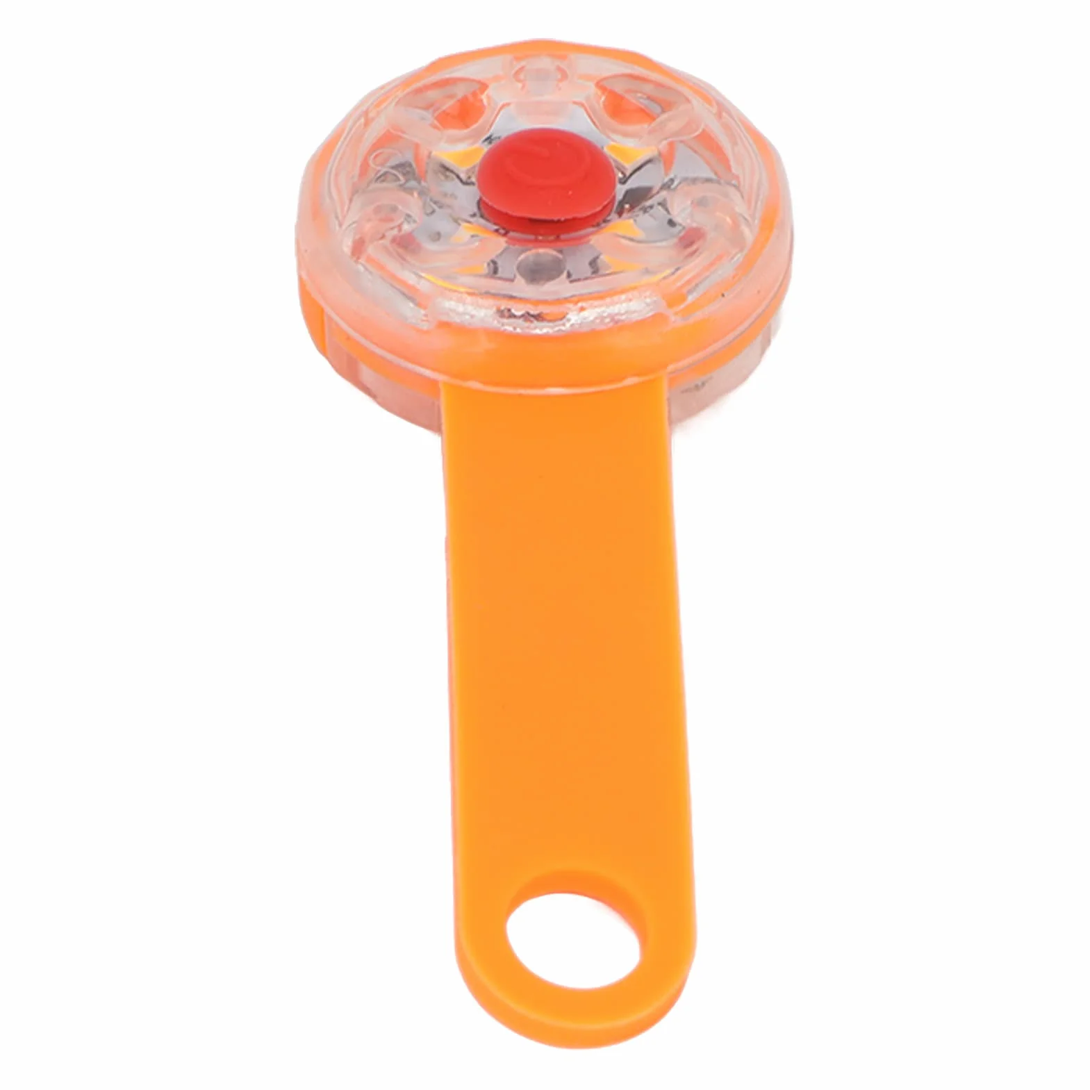 Luce a LED per cani ricaricabile USB impermeabile IPX7 3 modalità illuminazione collare borsa bici animali domestici Arancia