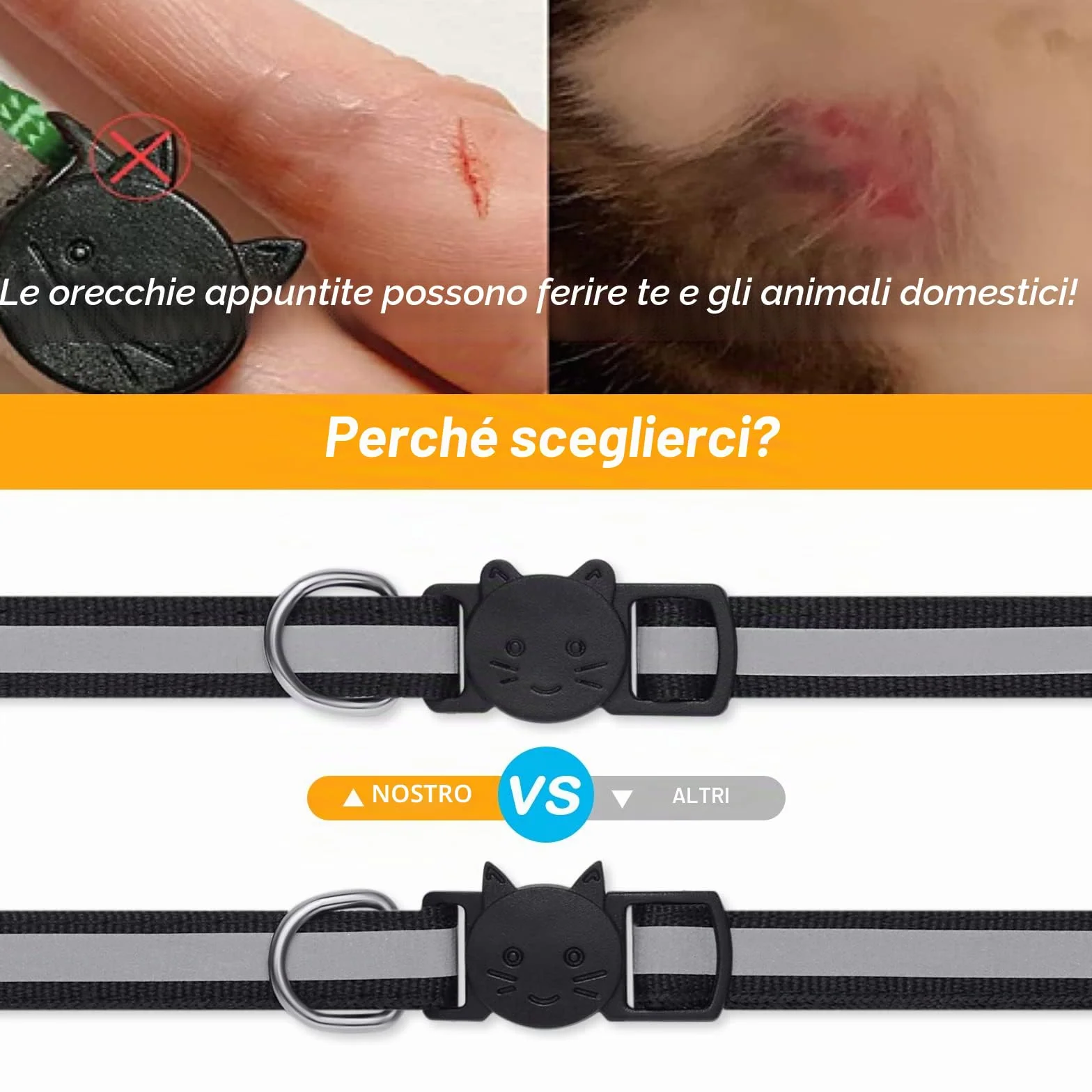 12 Pcs Collare Gatto Riflettenti,Collari per Gatti Antistrozzo con Campanellino,Regolabile 19-32 cm,Sicuro,Nylon,Personalizzato Accessori Animali Domestic(12 Colori e 2 Etichette Anti-Perso)