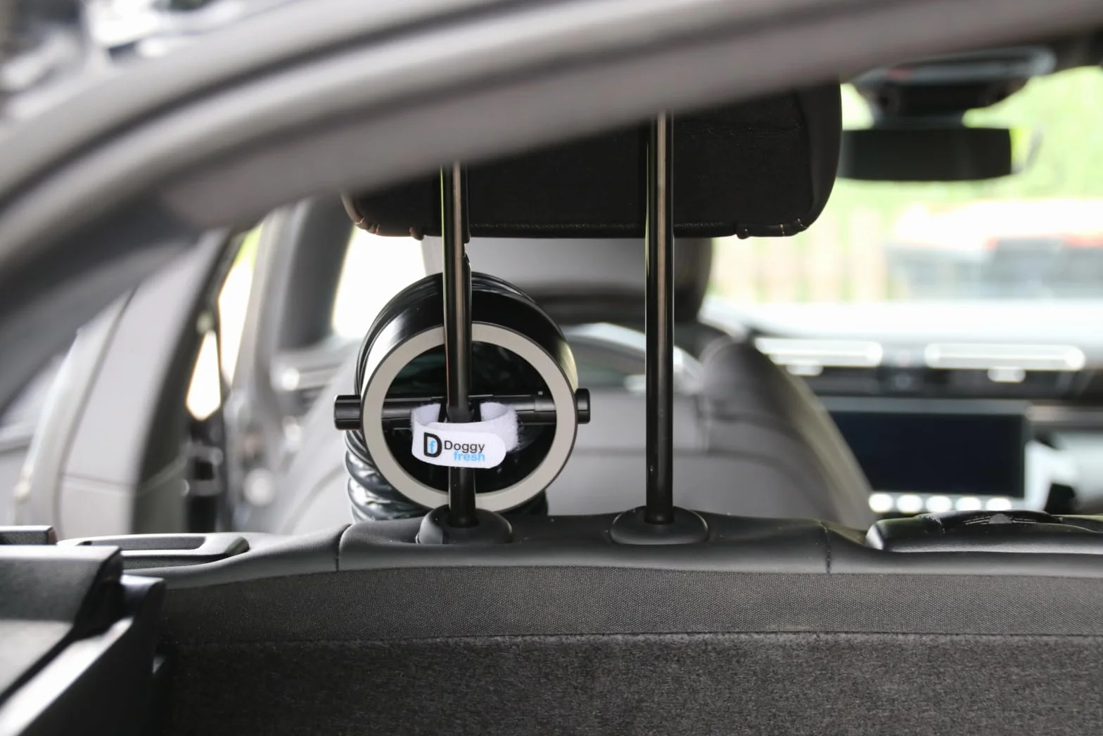 Doggyfresh - Sistema di ventilazione per cani per l’auto (grigio)