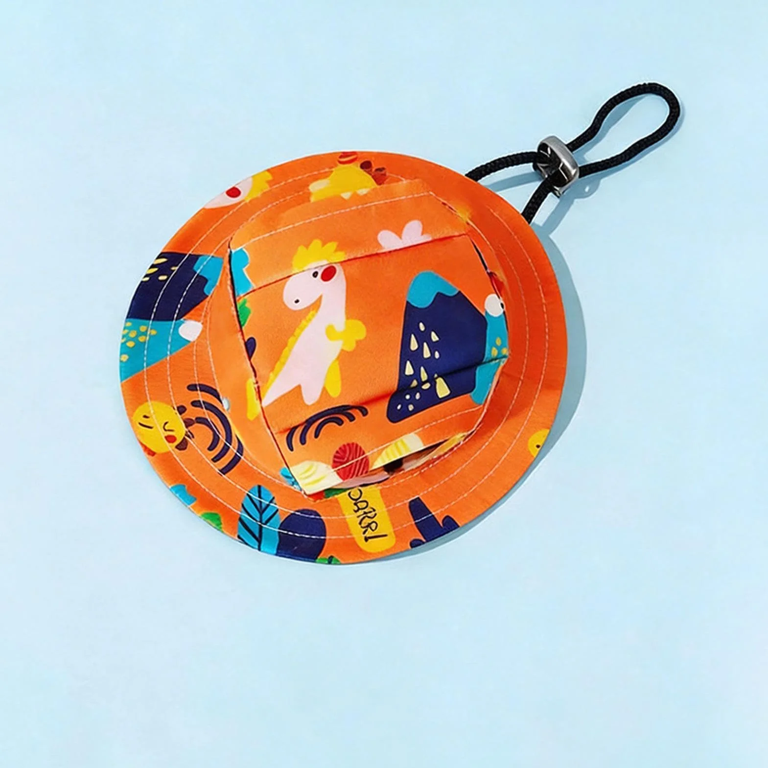 Generico Cappello da Pescatore per Cani, Cappello per Animali Domestici con Foro per L'orecchio Regolabile, Cappellino Solare con Protezione UV per Animali Domestici, Berretto Estivo Stile Baseball,