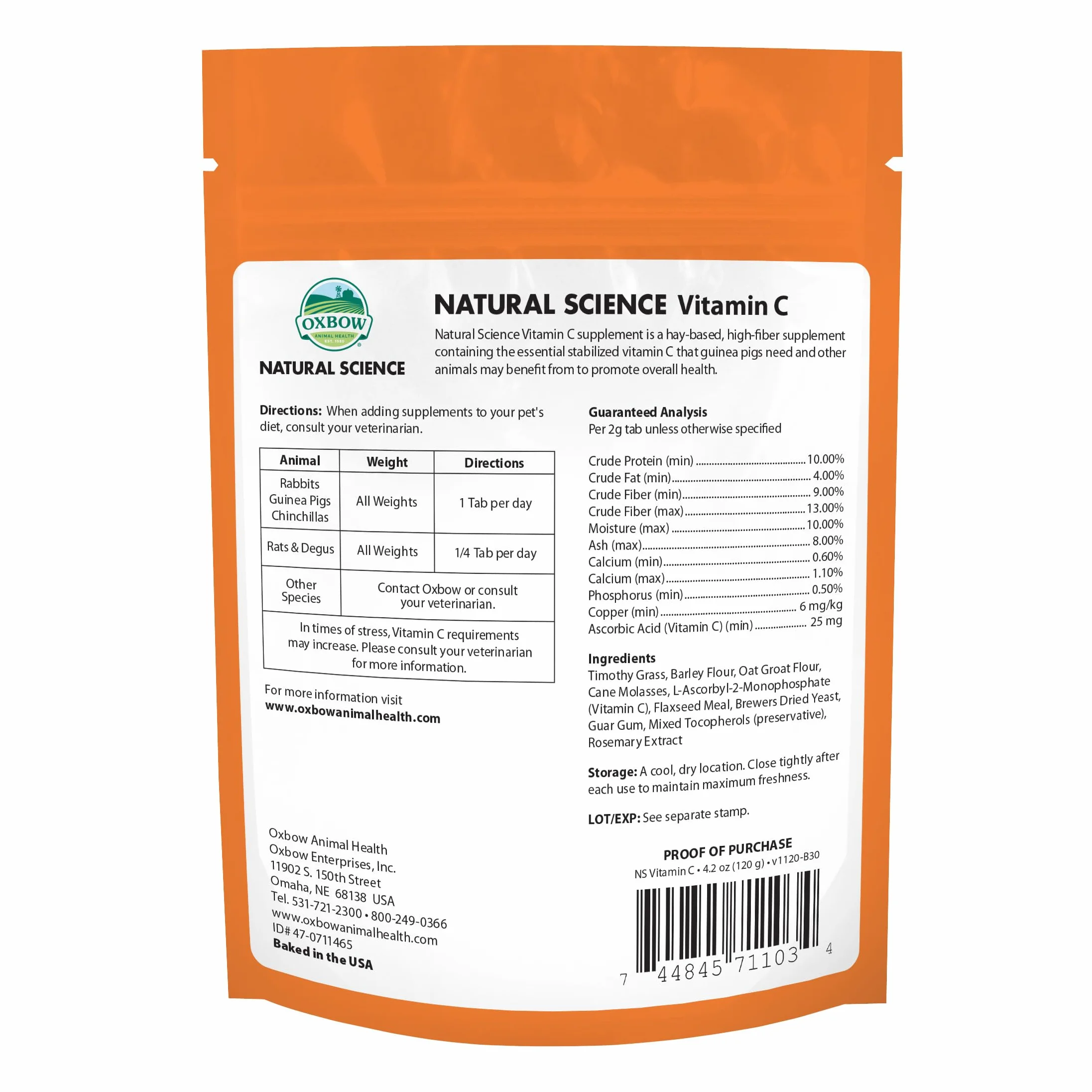 Natural Science Vitamin C Support Supplement