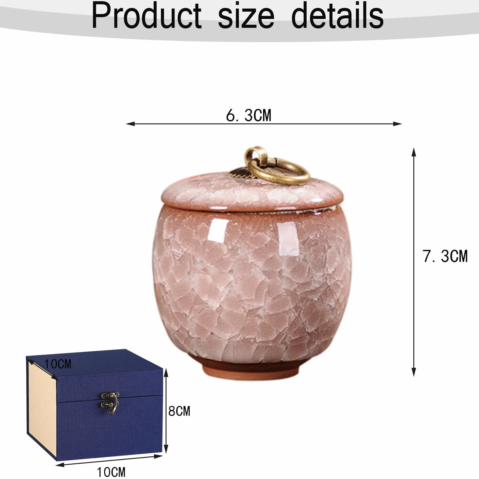 Piccole urne per ceneri umane, mini urna commemorativa in ceramica, contiene 14 cm cubici di cenere, per ceneri umane o di animali domestici, bellissime mini urna funebre da condividere con squisita