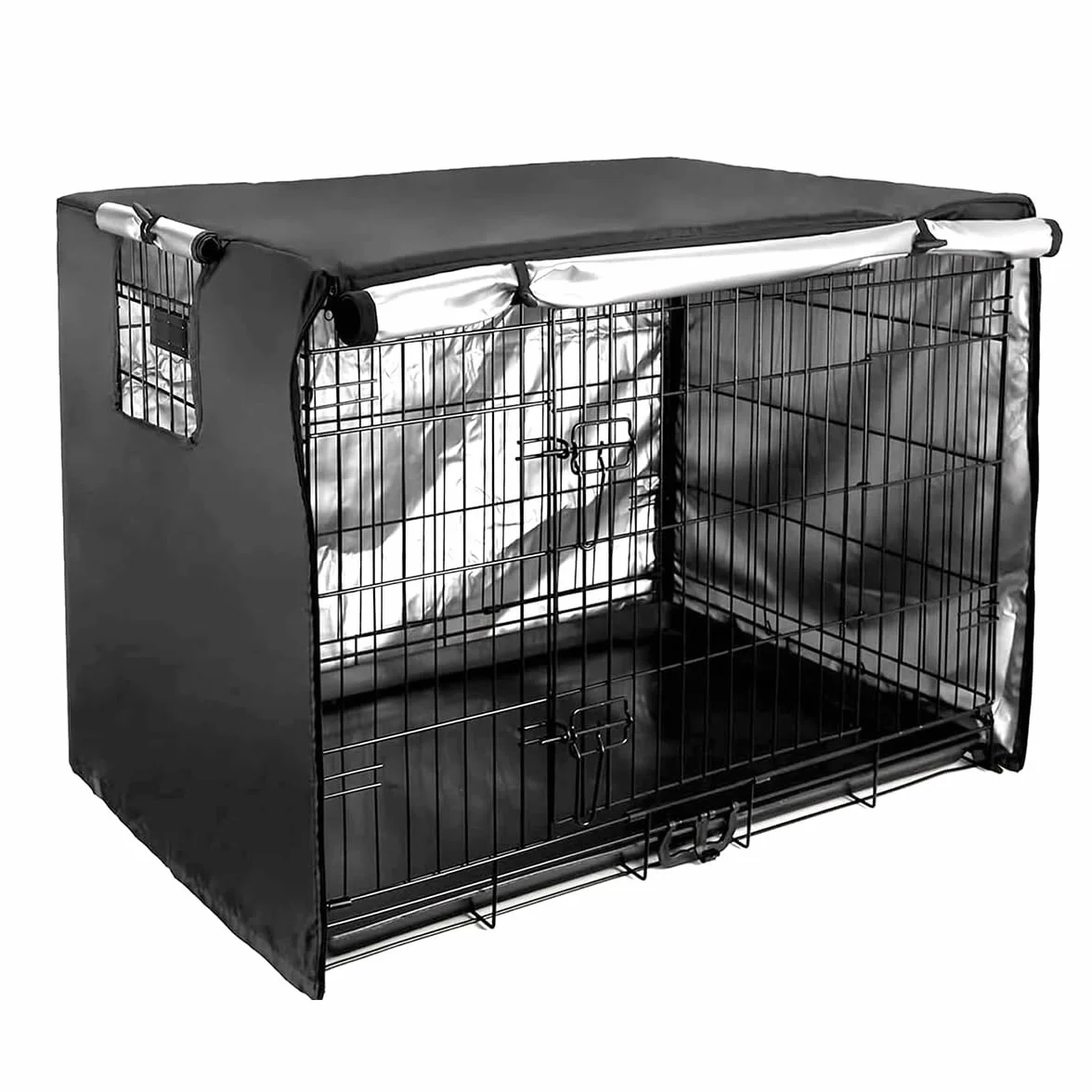 Trasportino per Cani Impermeabile 78,7 x 50,8 x 53,3 cm Nero