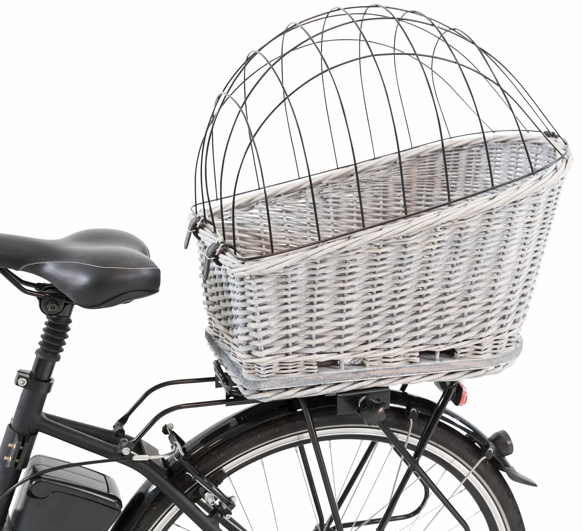 TRIXIE Cestino per bicicletta con griglia per portapacchi