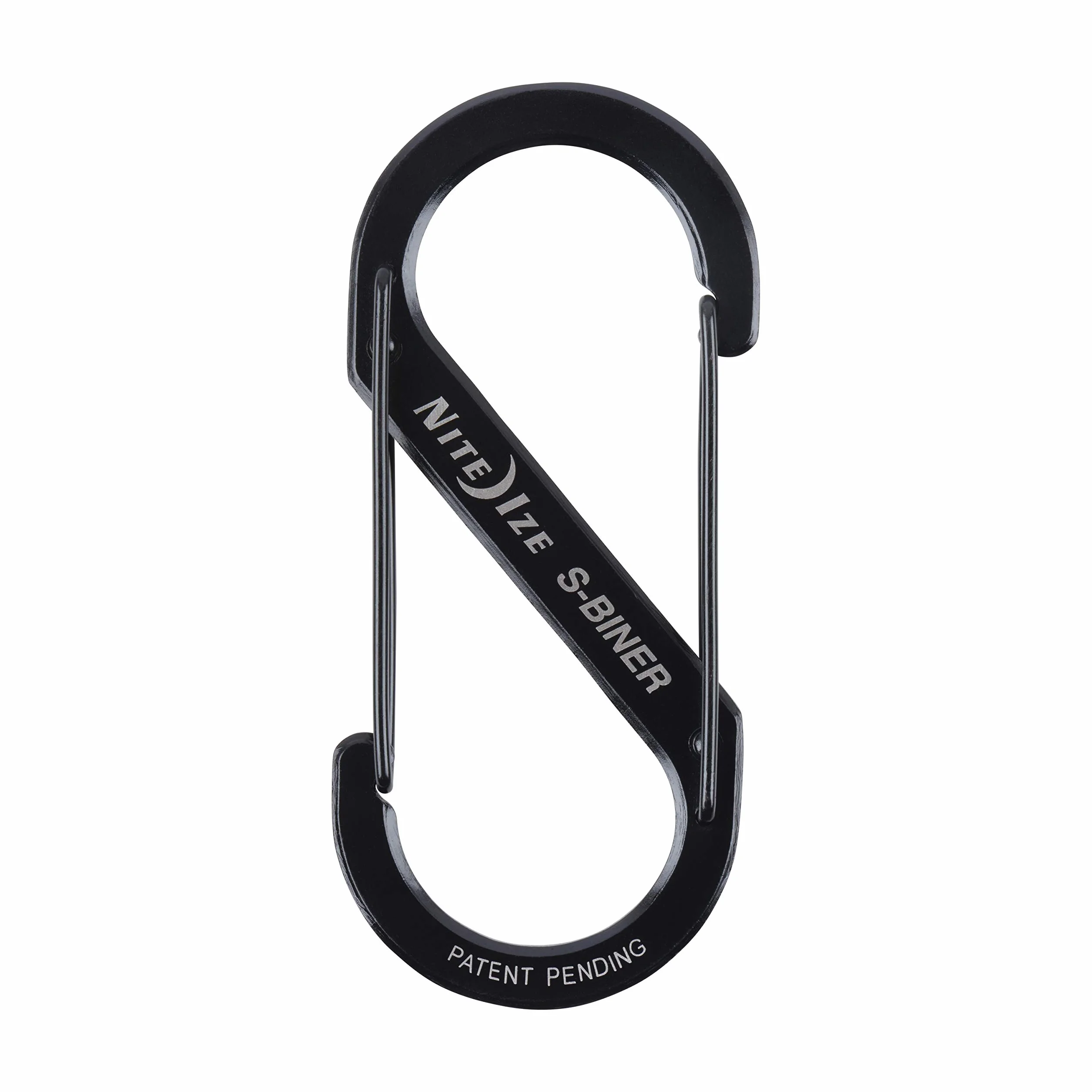 Nite Ize S-Biner Size 5 SB5-03-01 Moschettone antifurto a S in Acciaio Nero