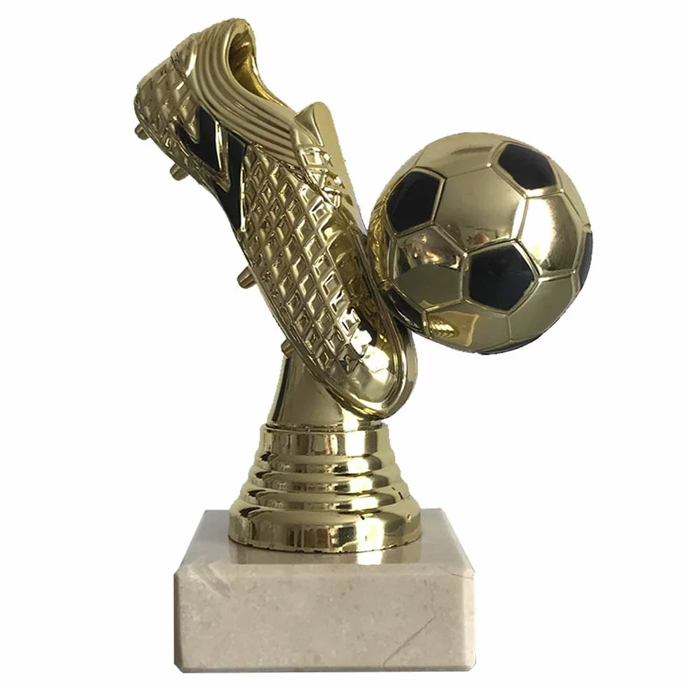 Larius Calcio Oro Scarpa Trofeo Calcio Coppa Onore Capocannoniere (Senza Testo)