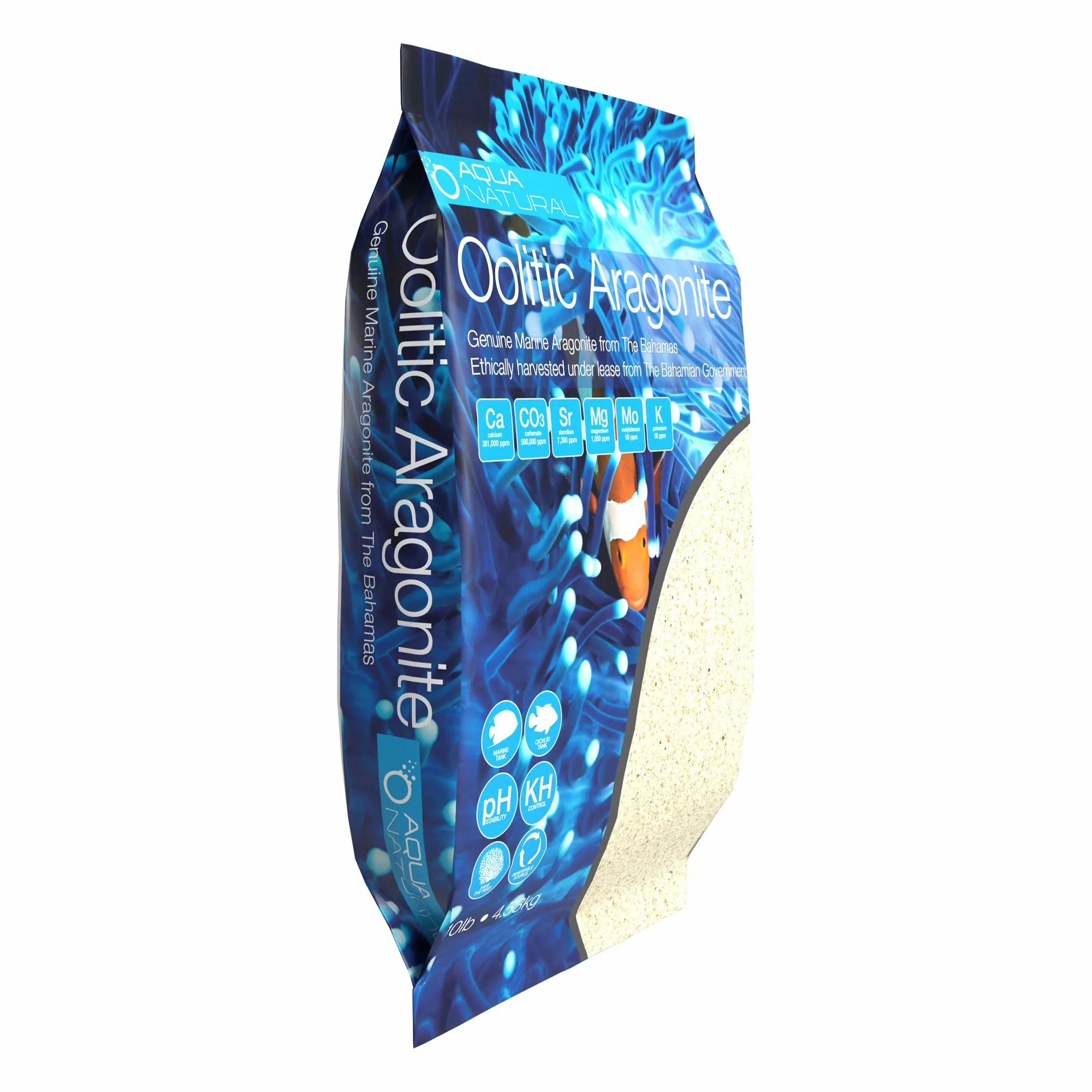 AQUANATURAL Oolitic Aragonite 4,5 kg Sabbia per acquari
