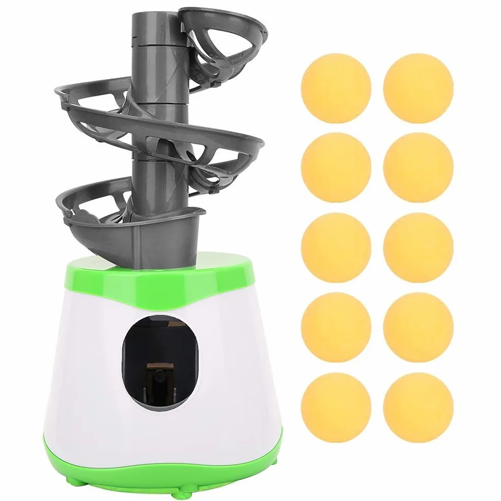 Fydun Automatic Table Tennis Ball Machine Portable Training Launcher for Kids