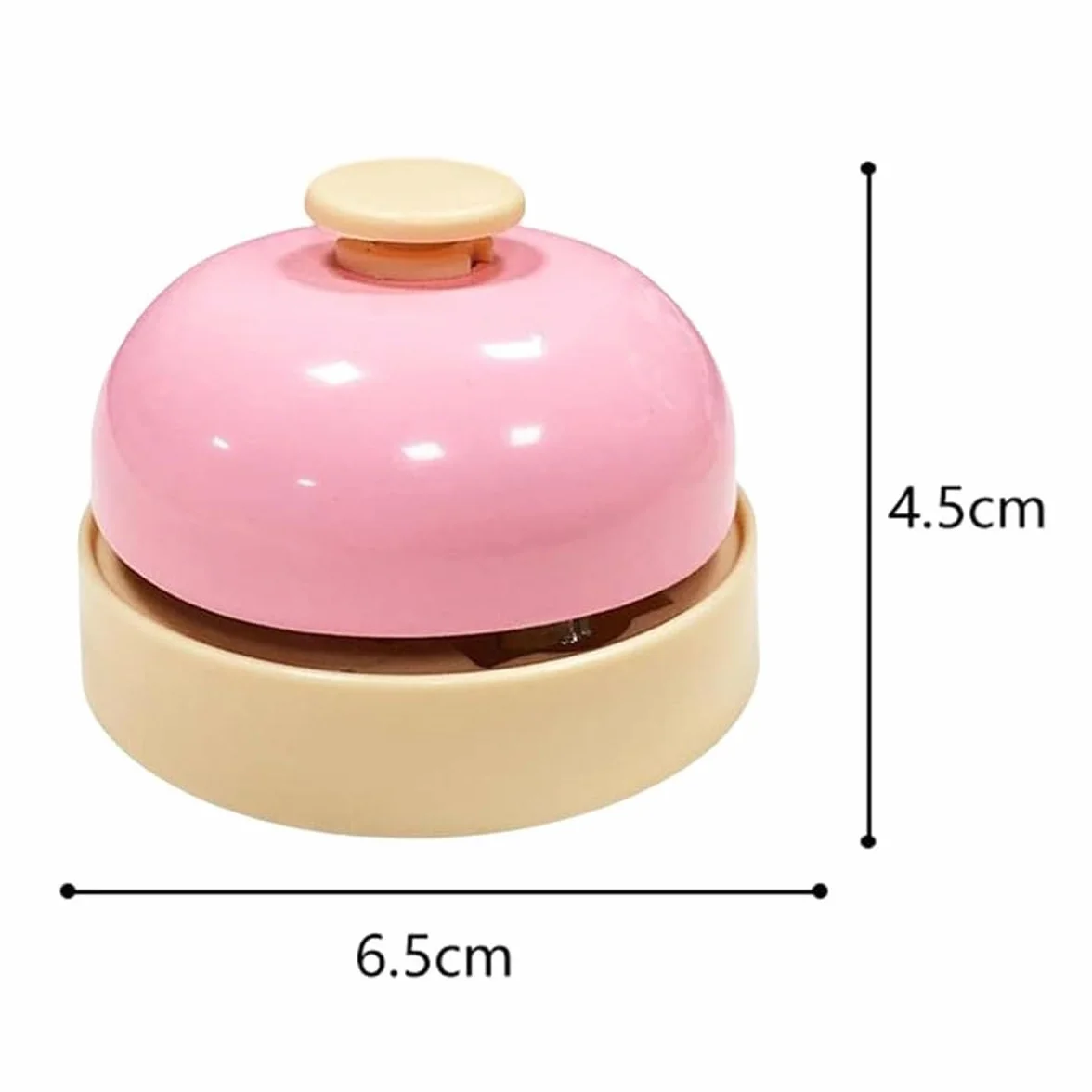 Set di 3 campanelli da Tavolo, campanelli da addestramento, campanelli di Chiamata per Hotel, Bar, ristoranti, cucine, scuole, Sale ricevimenti, addestramento Animali Domestici