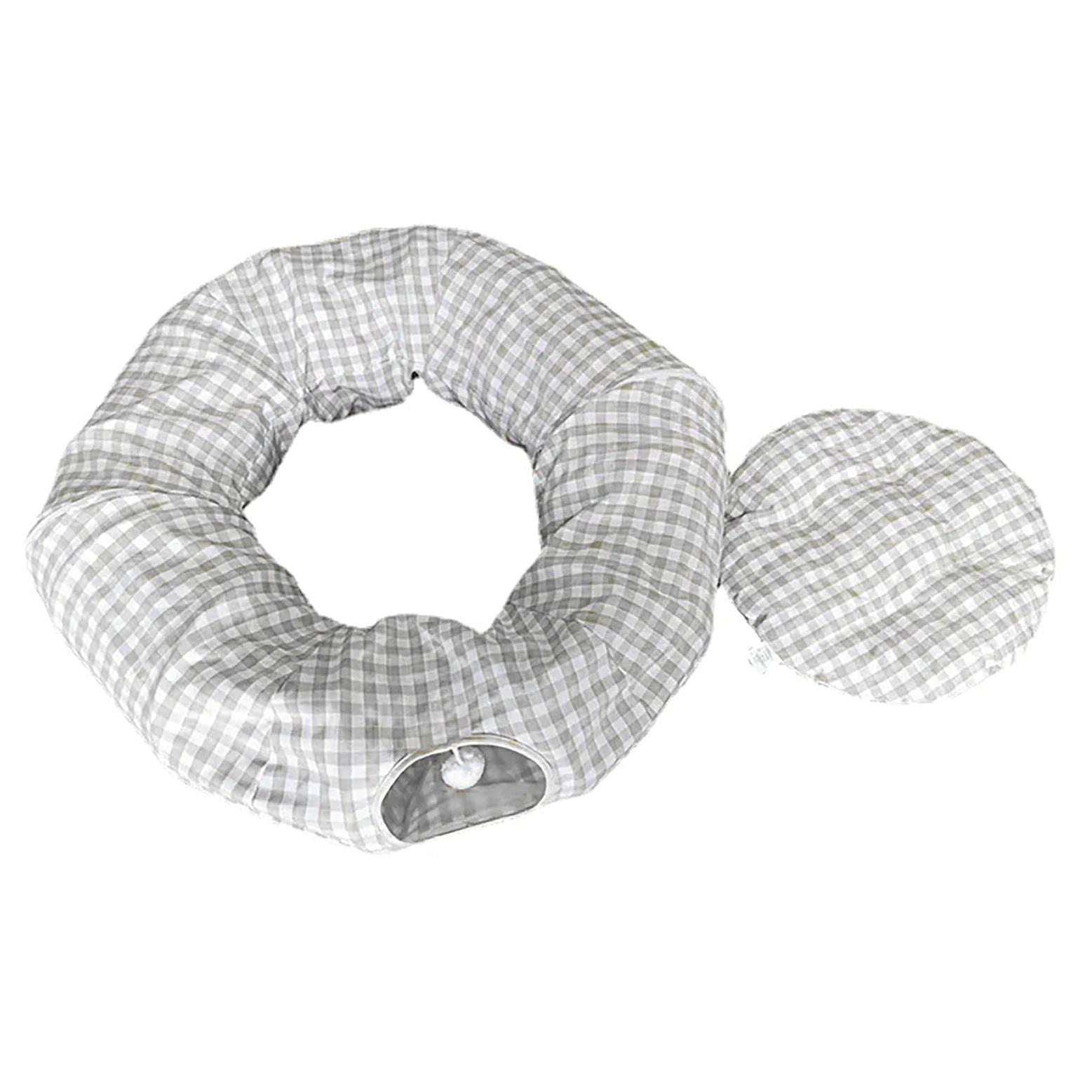 a ciambella per gatti, tunnel per nidi di gatti,Grotta per | giocattolo da per da interni con 2 ingressi - di ciambelle multiuso, forniture per animali domestici per cuccia, g