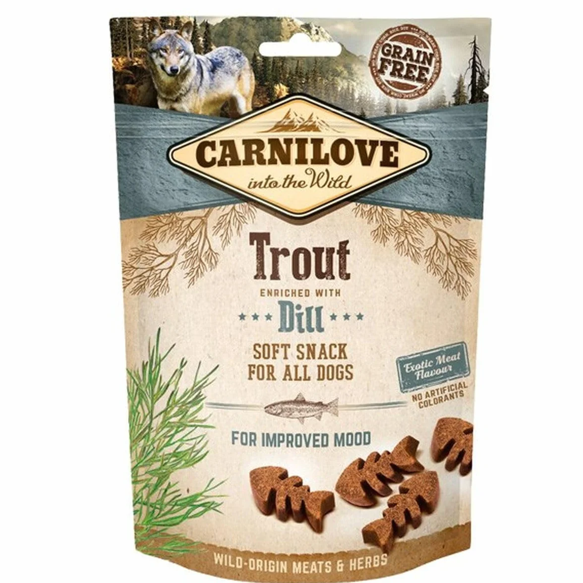 Carnilove Snack Semiumido 200 gr Trota e Aneto