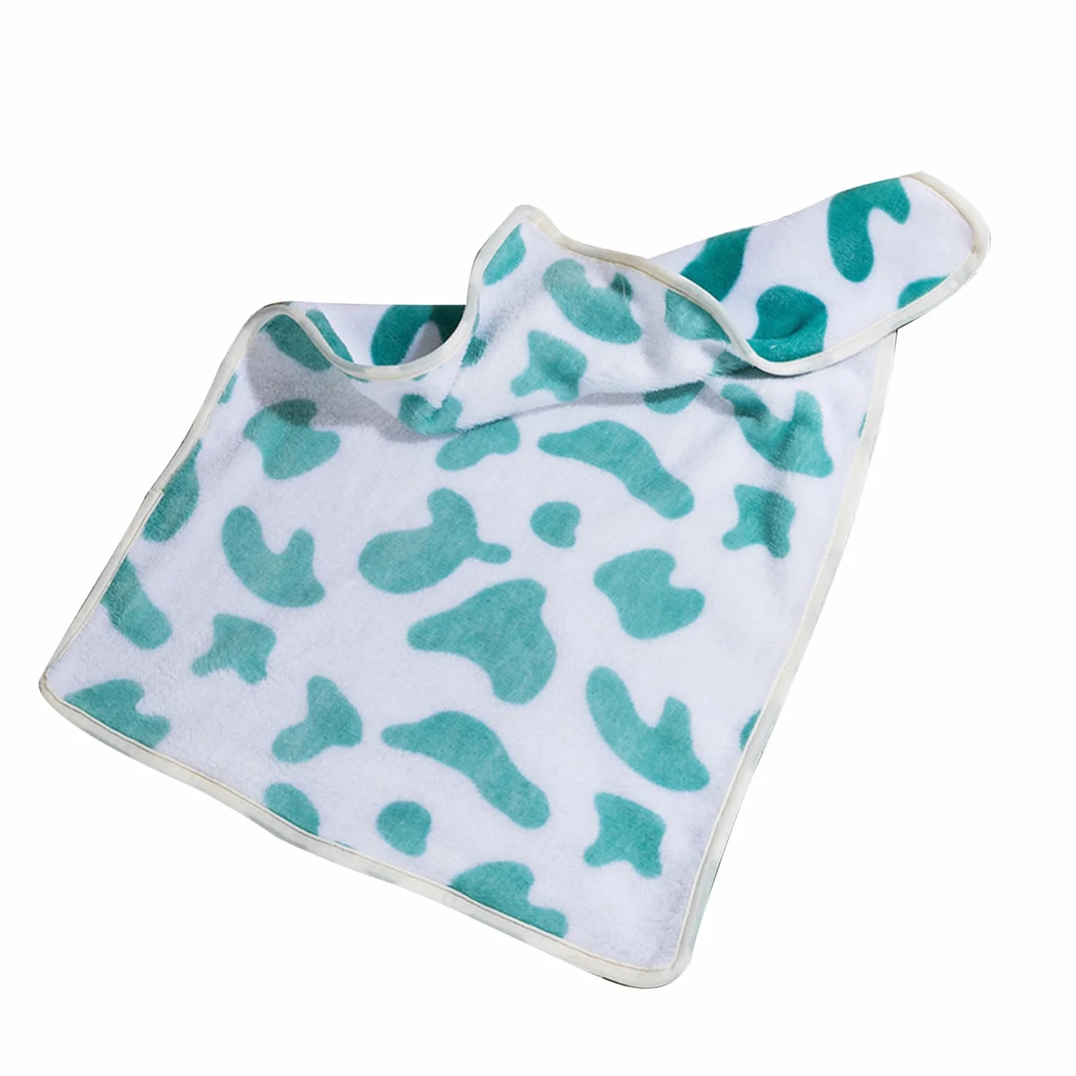 Coperta Calda per Animali Domestici Simpatica Stampa Mucca Morbido Pile Confortevole Coperta Soffice per Animali Domestici per Cani Gatti Autunno e Inverno Morbide Coperte Calde per(76*53*2)