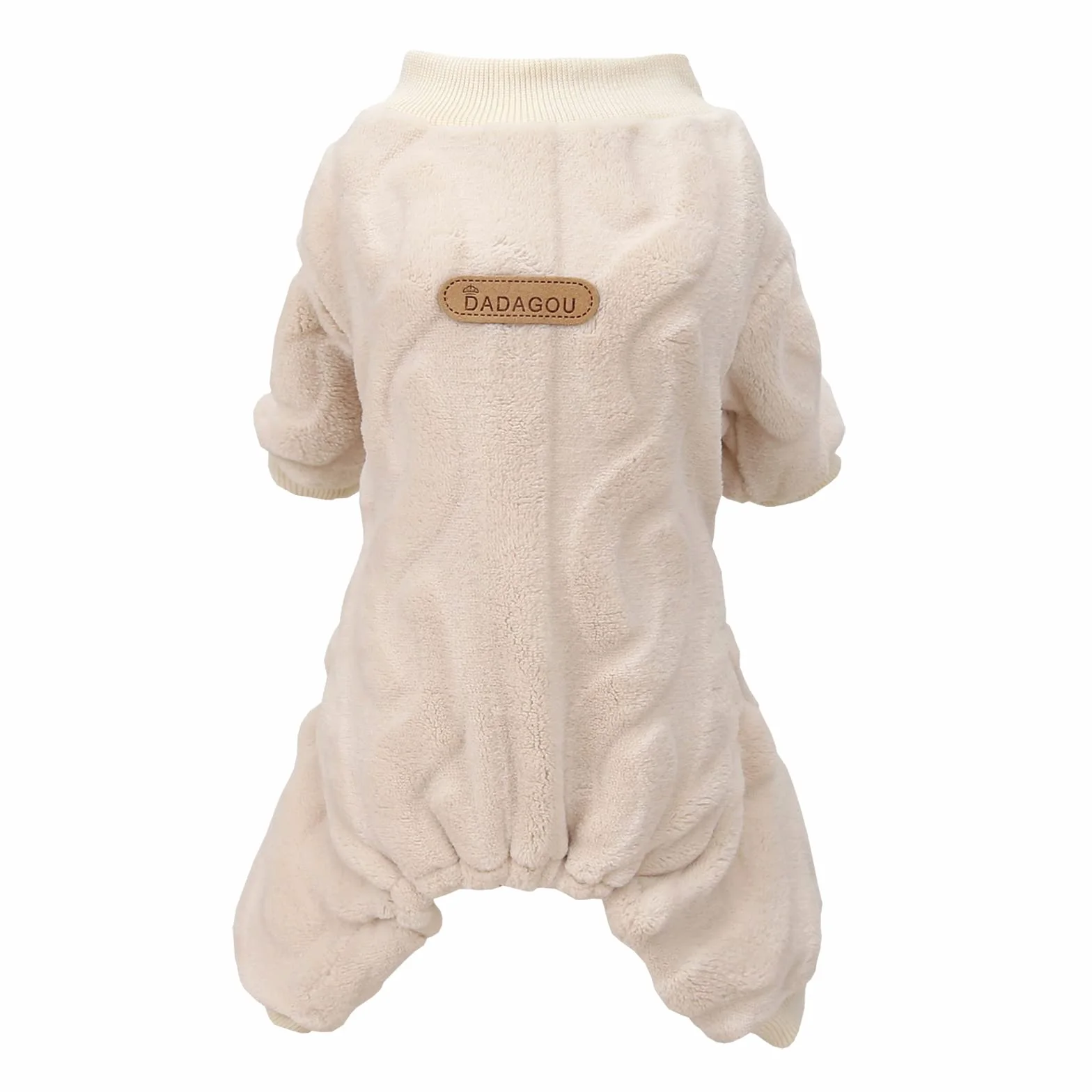 Izefia Maglione del Cane Vestiti Felpa Lana Invernale Caldo 4 Gambe Jumpsuit Pigiama Maglione per Cane Piccolo Gatto Medio