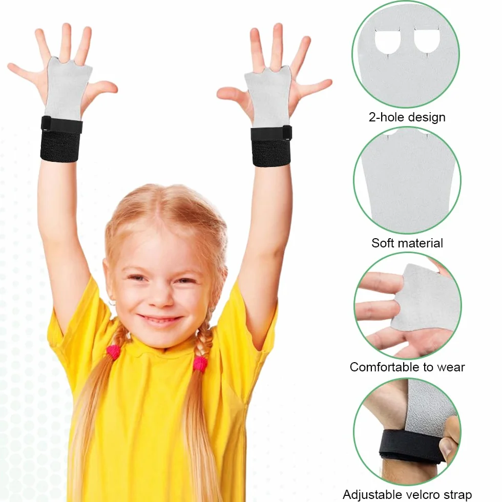 Set di Polsini da Ginnastica con 2 Cinturini Protezione del Polso per Bambina Ginnastica Artistica