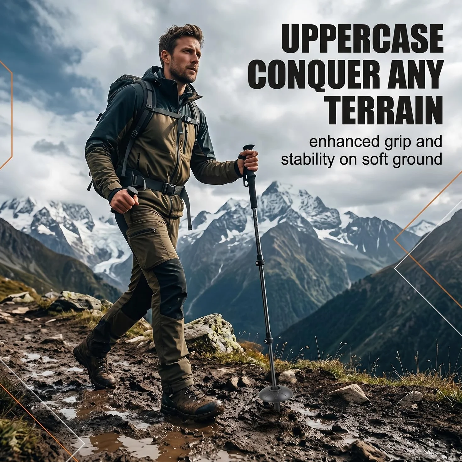 Accessori per Bastoncini da Trekking e Sci 6 Pezzi 4 Rotelle Fango Neve 2 Punte Ricambio Universali