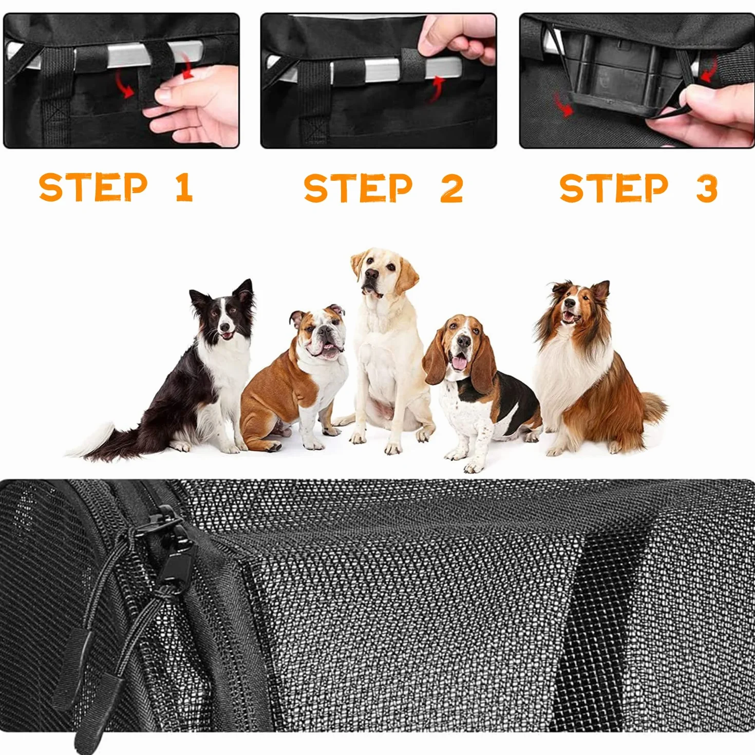 Coperchio di Protezione Cestino Bici Coperchio di Protezione per Cestino Anteriore Bicicletta Cestini per Animale Domestico Cani Pieghevole Staccabile per Cani Gatti Bici Cestino 29x24cm