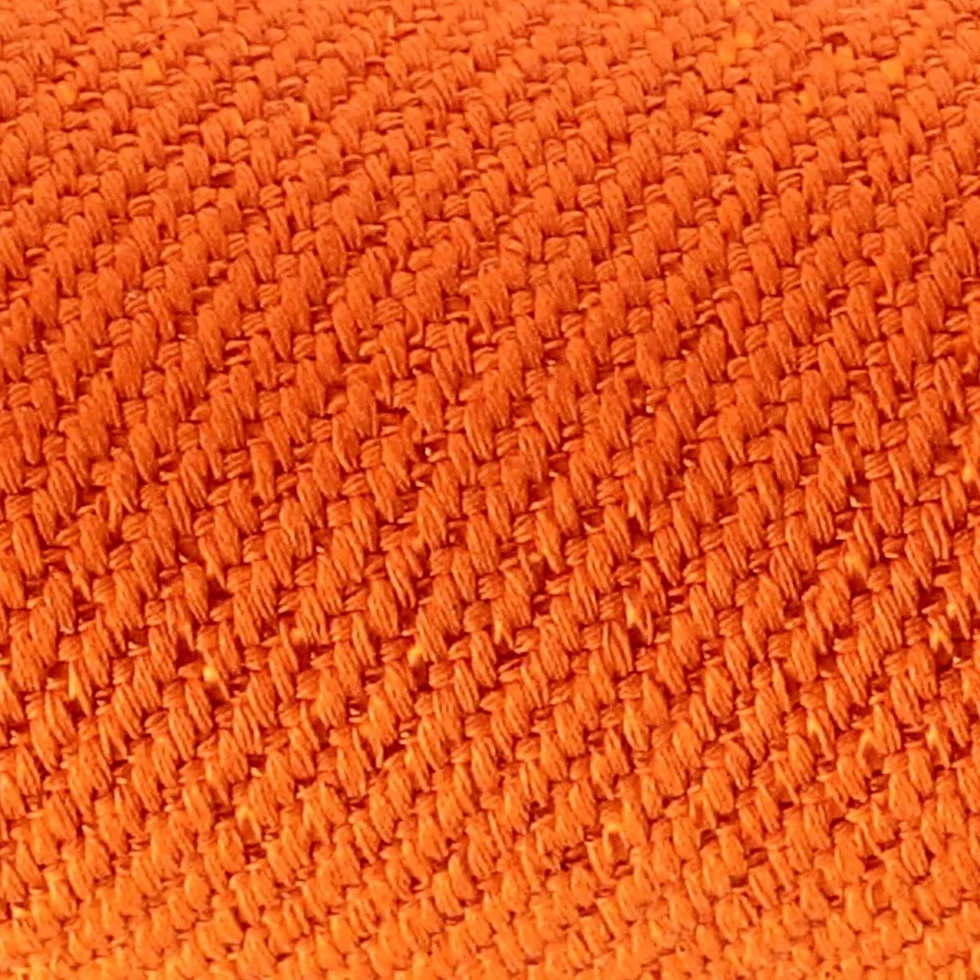 Dingo Gear S02805 - Giocattolo da Traino, a Forma di Cilindro, per lezioni di morso K9, IGP, Sport per Cani, Recupero, tiro alla Fune, Gioco, 2 Manici, Culla in Nylon Arancione, 15 x 8 cm
