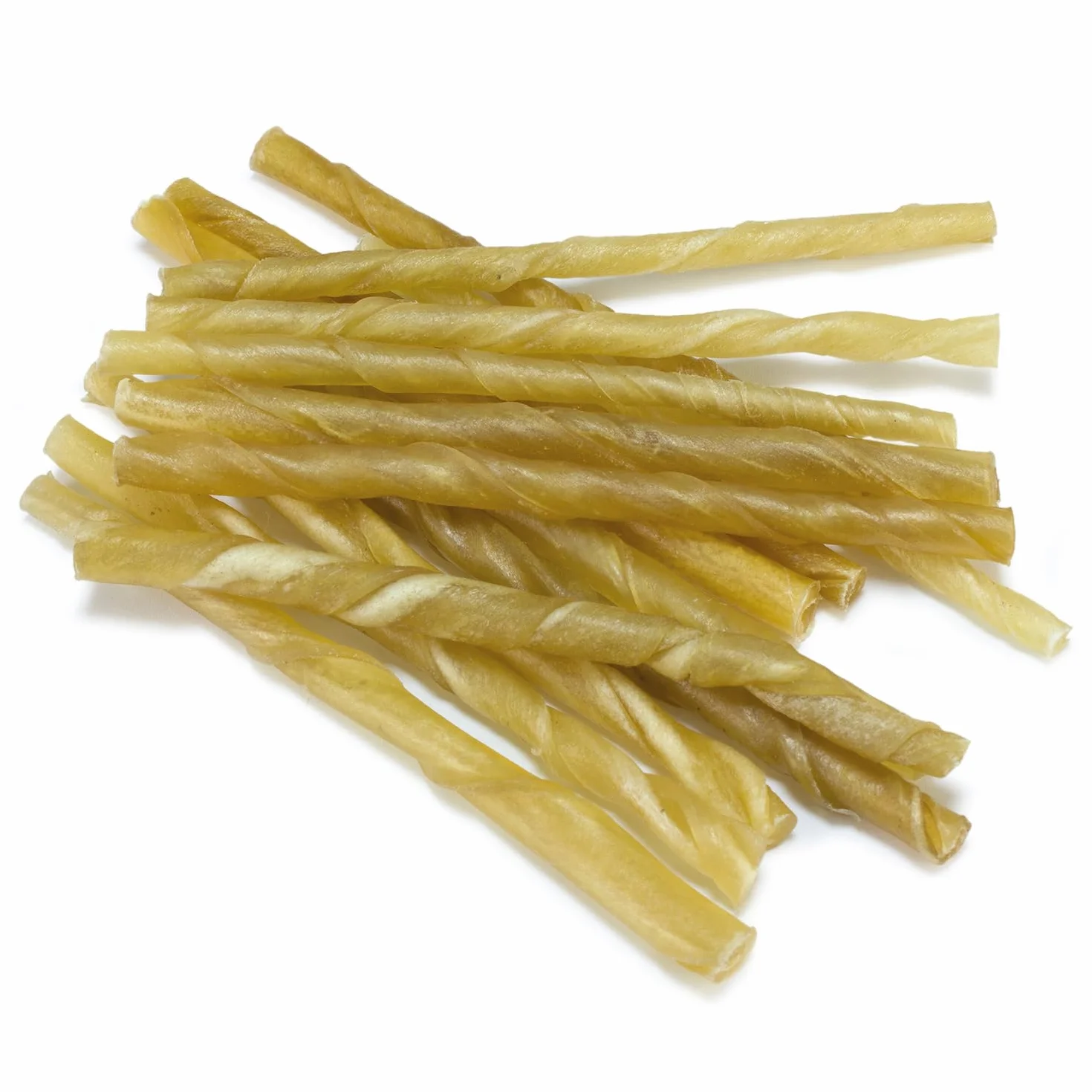 Arquivet Snack Bastoncino in pelle bovina a spirale - Snack cani naturali - Dolcetti, premi e ciumi - 12 cm (sacchetto 100 pz.)