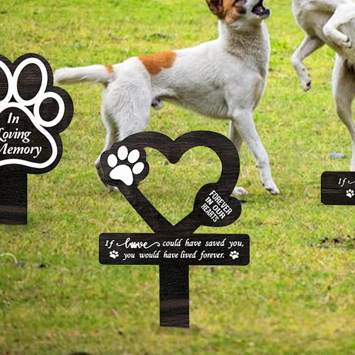 Targa commemorativa per Cane palo per Targa commemorativa per Cane palo per Targa in Acrilico Impermeabile per Tomba Targa commemorativa per Animali Domestici, palo commemorativo per la Tomba