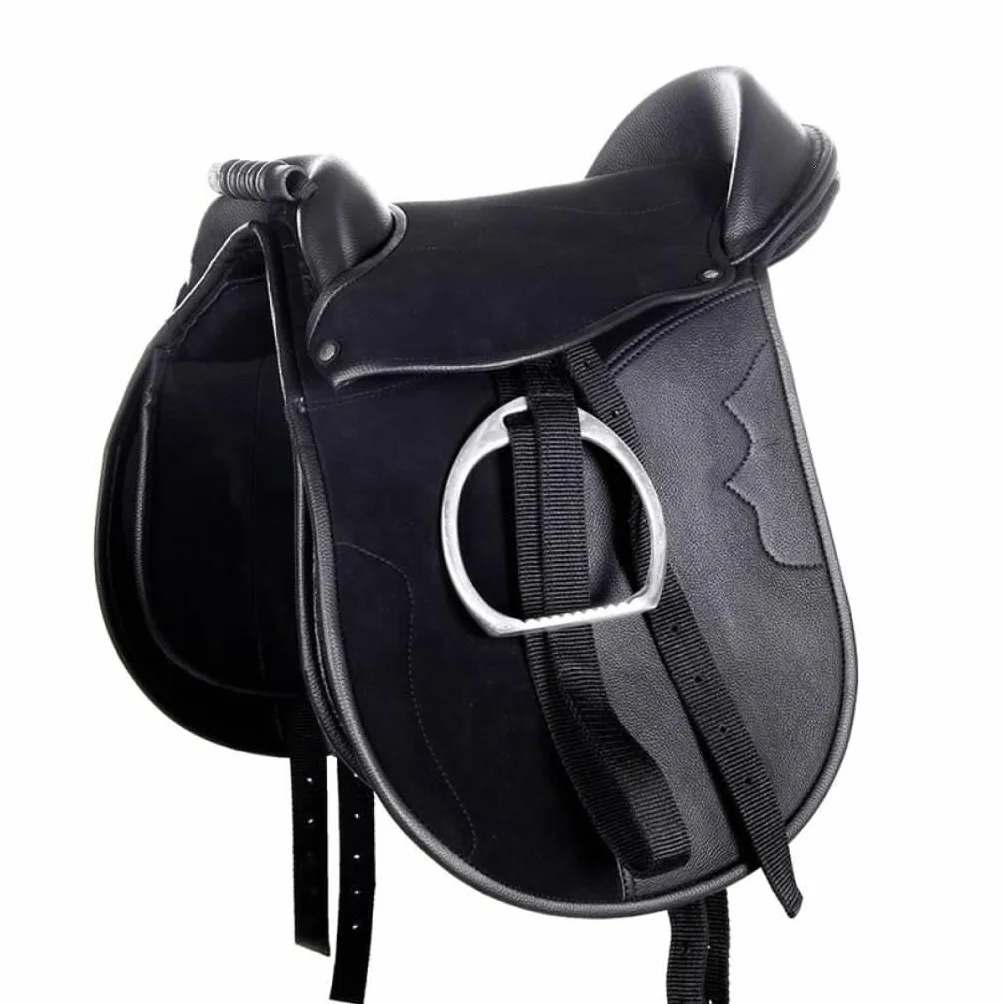 HKM Funny Horses Sella shetty Nero 12 Zoll