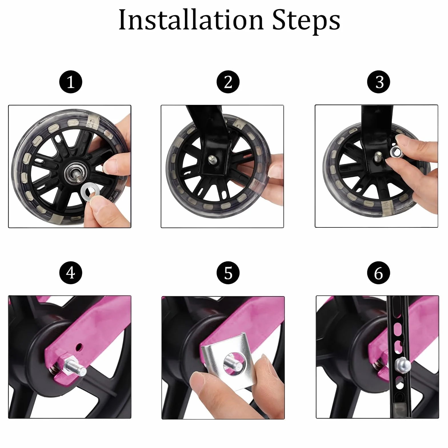 Rotelle bicicletta bambino,Ruote Ausiliarie per Biciclette,Rotelle Stabilizzatori,Training Wheels for Bikes Stabilizzatori,Ruote di Sostegno di Sicurezza